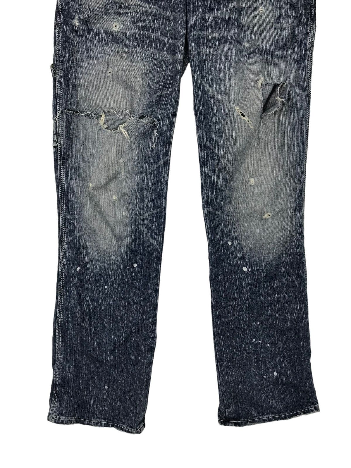 Edwin 💥 EDWIN PAIN SPLASH DISTRESS JEANS Size US 34 / EU 50 - 3 Thumbnail