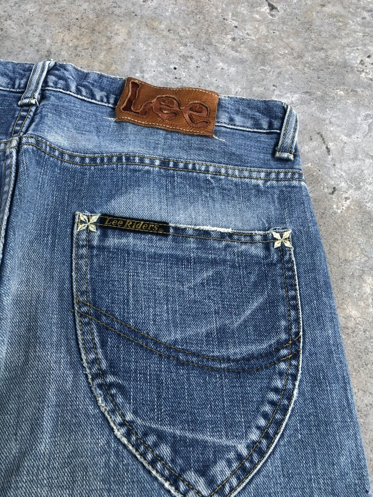 If Six Was Nine Japanese Lee Flared Jeans Distressed Jeans Size US 32 / EU 48 - 16 Thumbnail