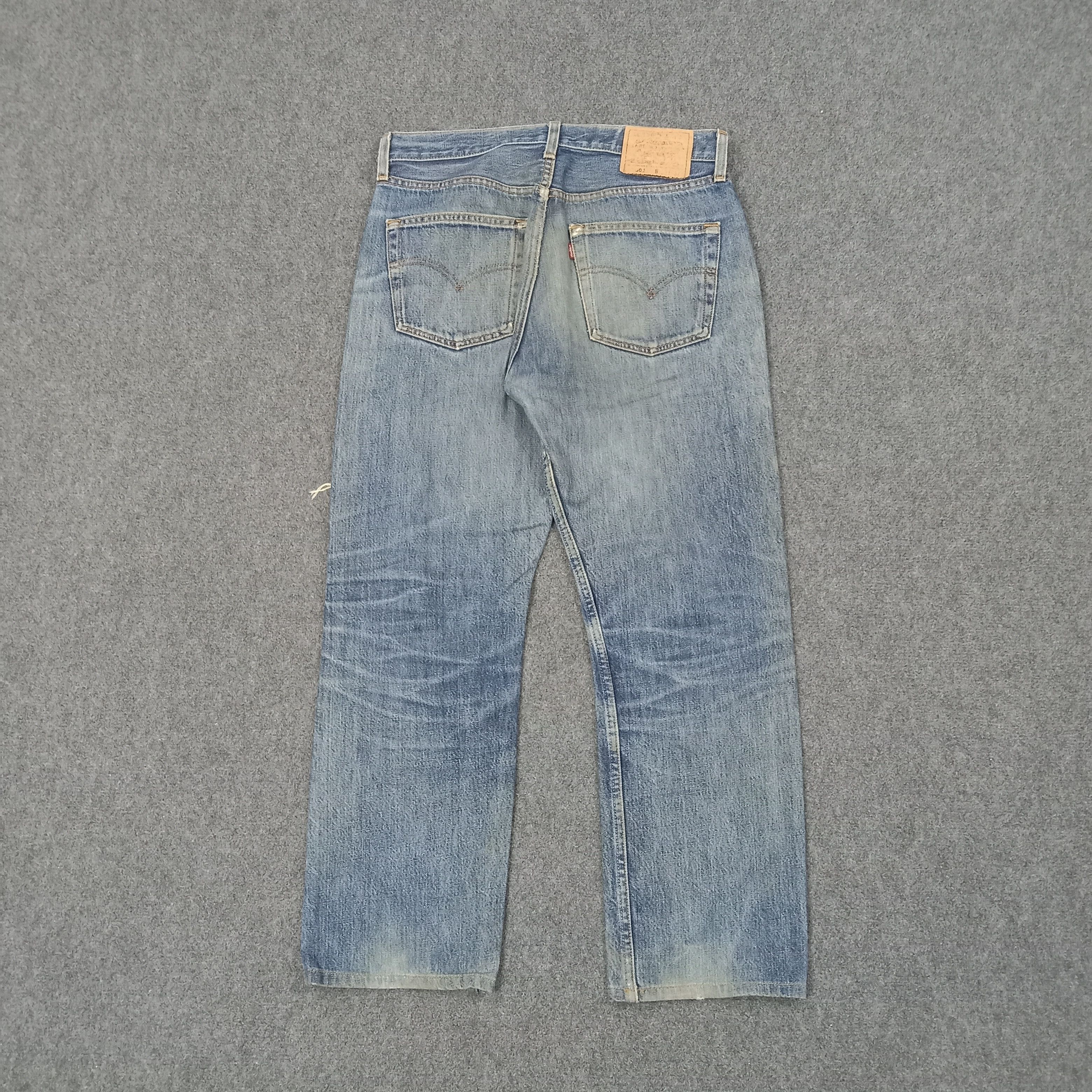 Levi's Levi's 501 American Distressed Style Denim Jeans C235N18 Size US 30 / EU 46 - 1 Thumbnail