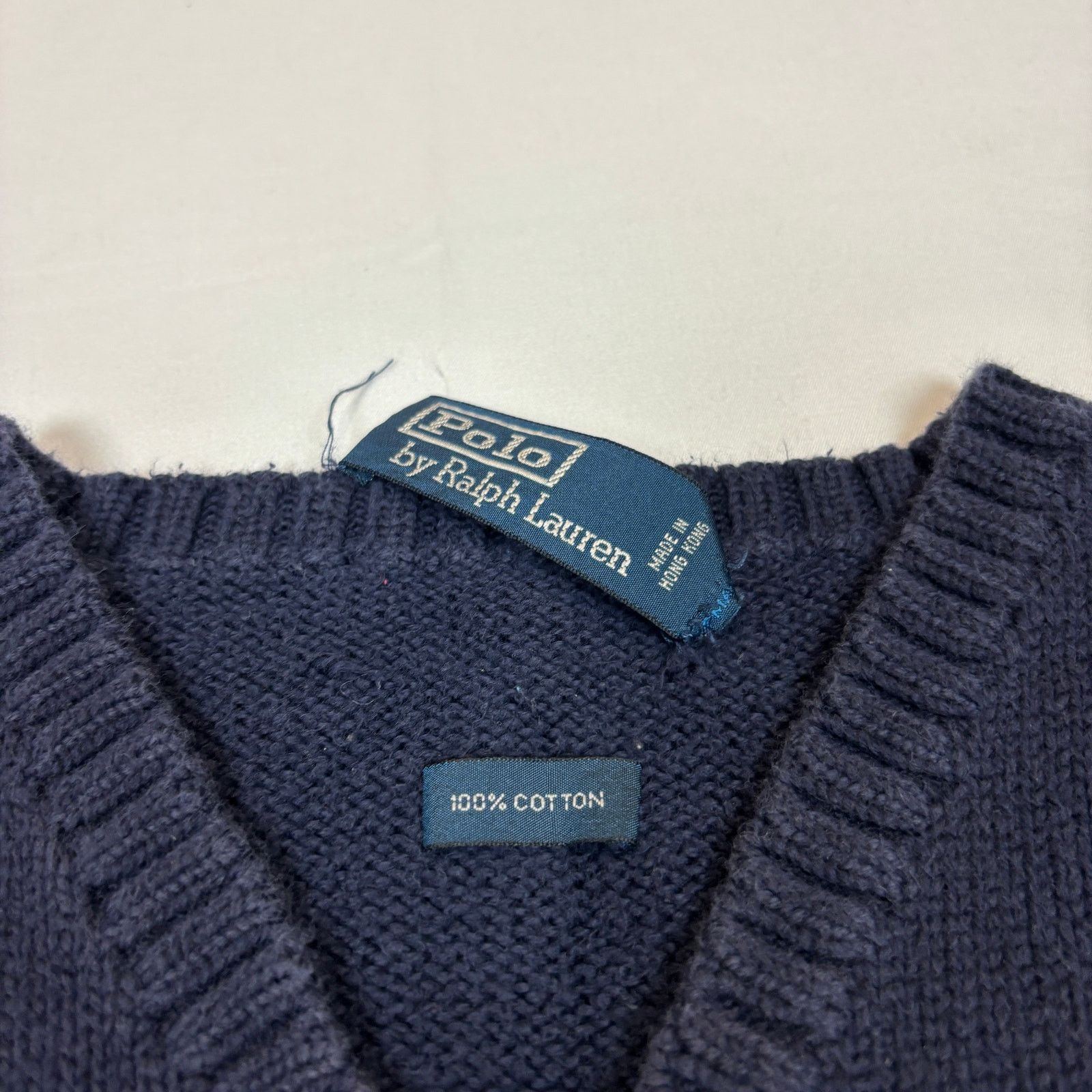 Polo Ralph Lauren Vintage Polo Ralph Lauren V Neck Sweater Vest Men's L Size US L / EU 52-54 / 3 - 4 Thumbnail