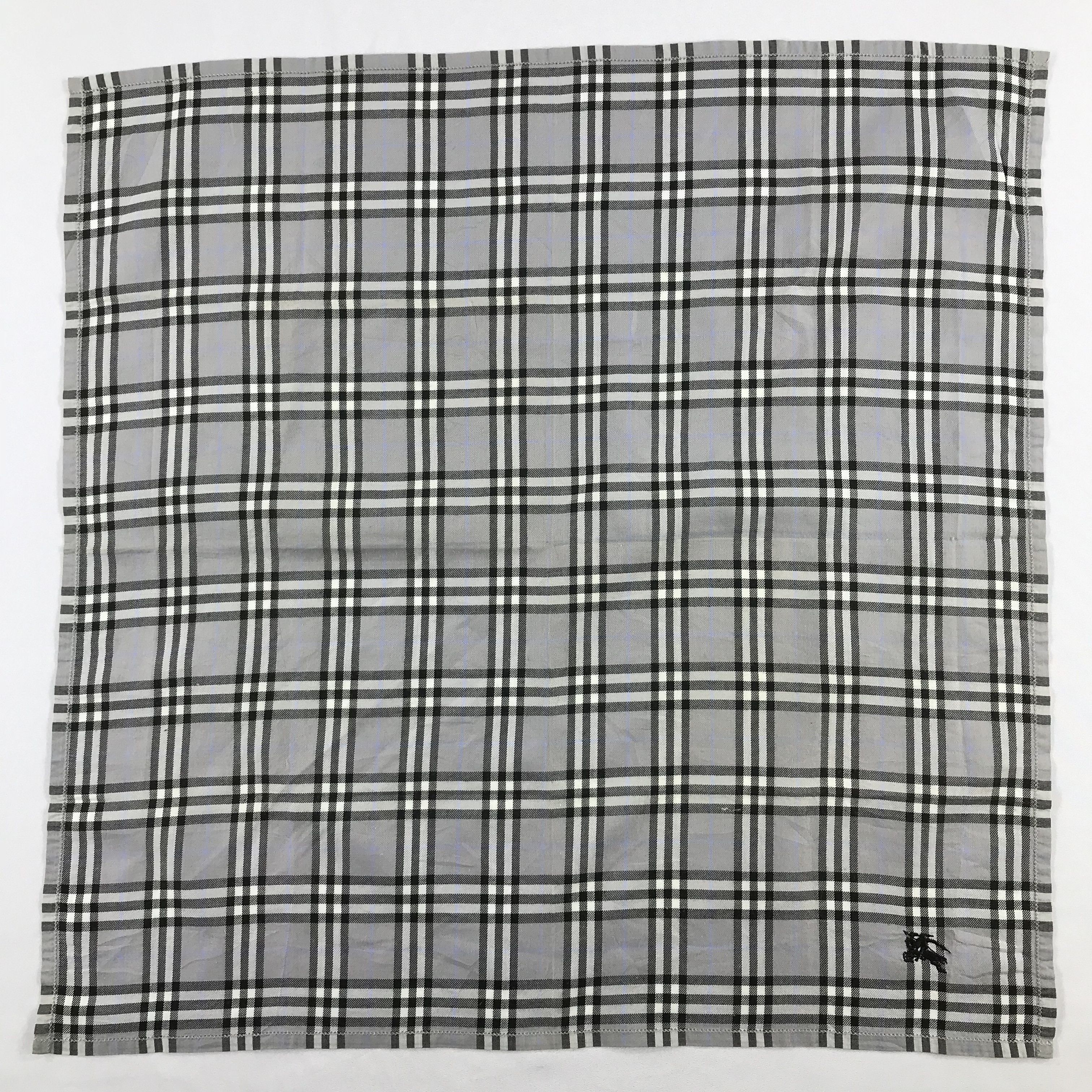 Burberry × Vintage Burberry Bandana / Handkerchief / Neckerchief - S2238 Size ONE SIZE - 1 Thumbnail
