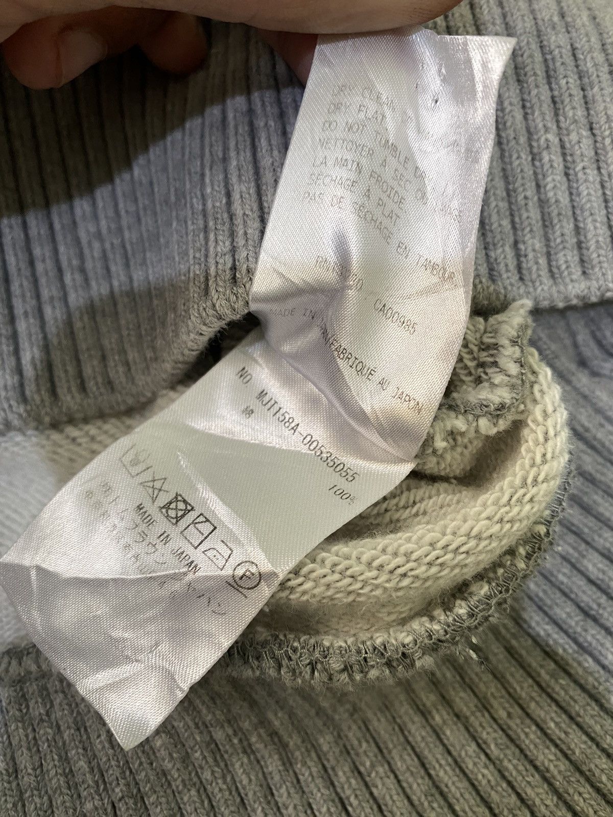 Moncler × Thom Browne Thom browne oversized arm bar crew sweat Size US XL / EU 56 / 4 - 7 Thumbnail