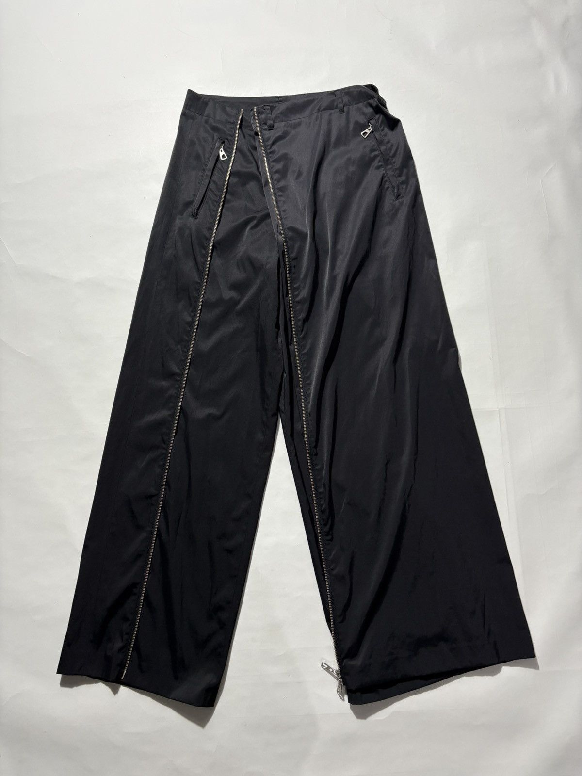 Jean Paul Gaultier JEAN PAUL GAULTIER HOMME TWO-WAY ZIP WRAP PANTS Size US 30 / EU 46 - 1 Thumbnail