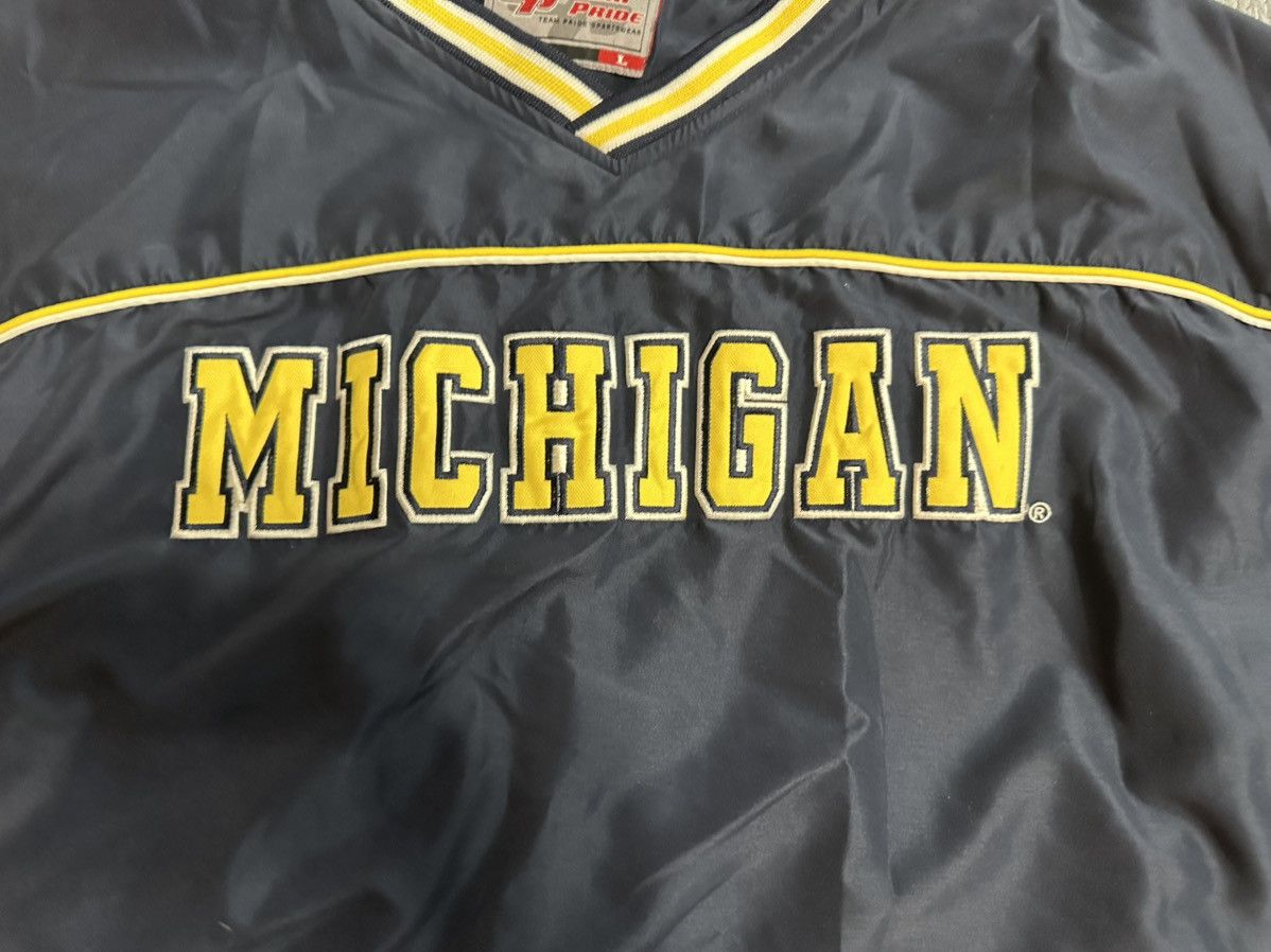 Vintage Michigan Wolverines vintage pullover jacket Size US L / EU 52-54 / 3 - 2 Thumbnail