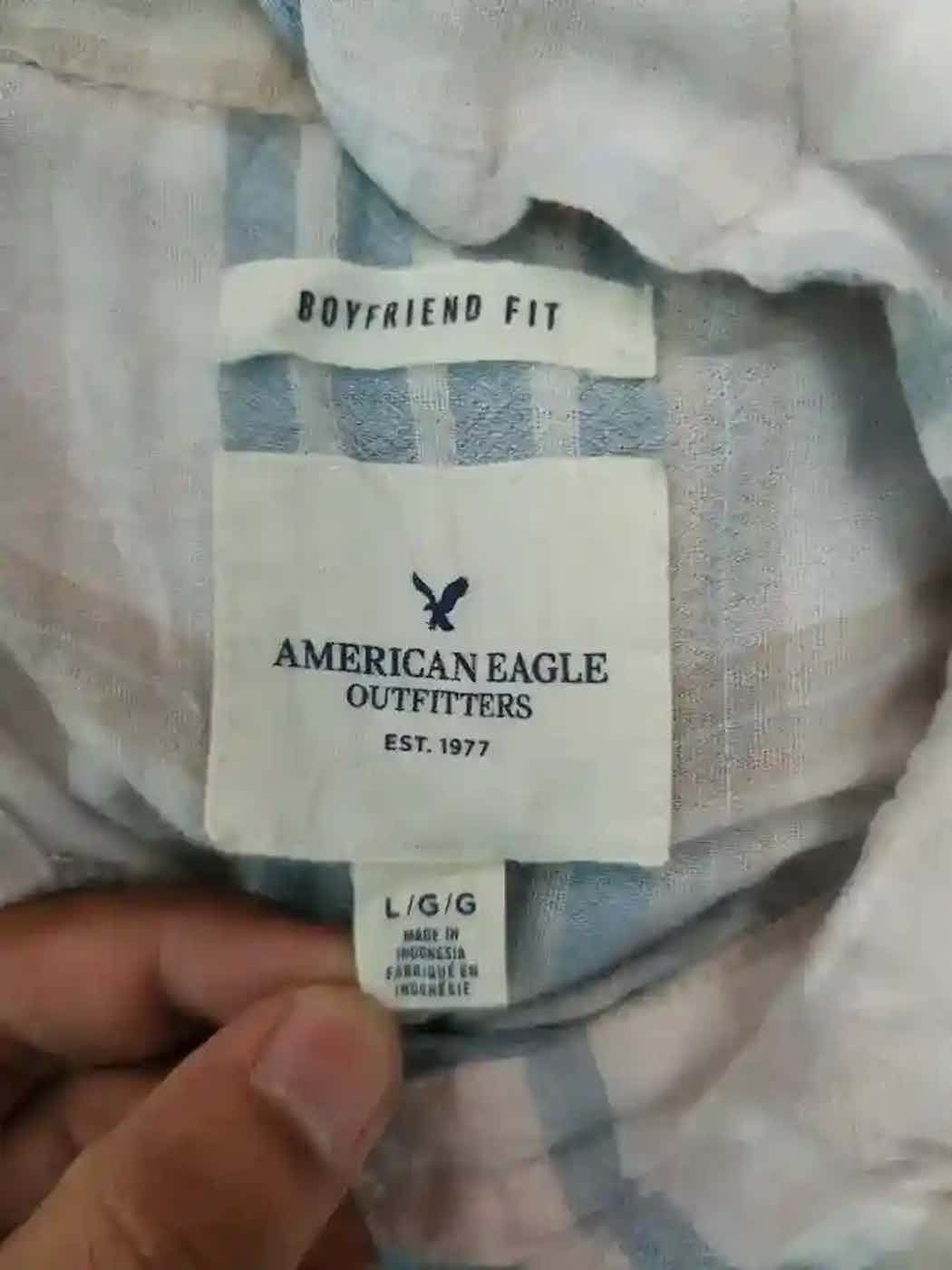 American Eagle Outfitters Vintage American Eagle Outfitters Flannel Size US L / EU 52-54 / 3 - 4 Thumbnail