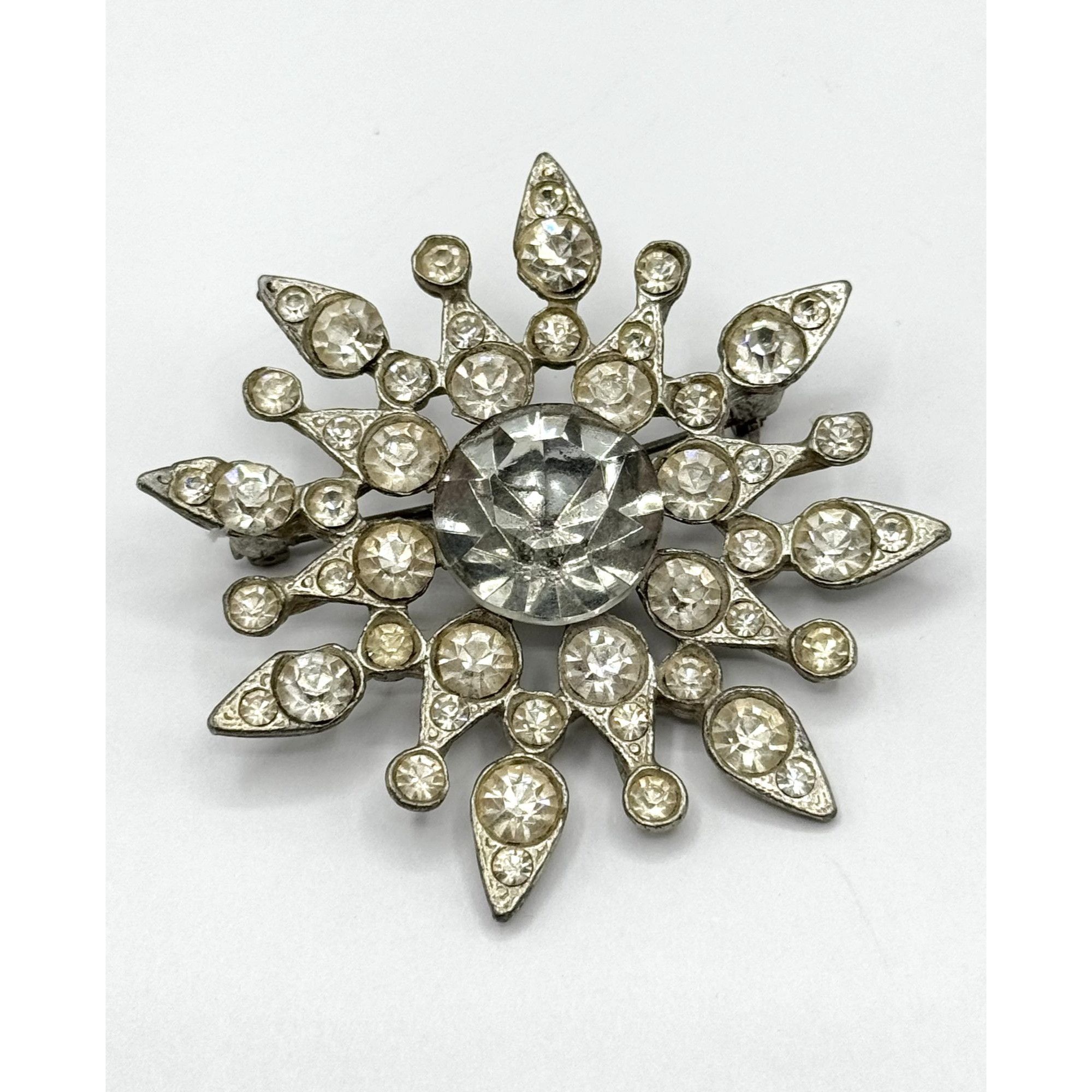 Vintage Vintage glass rhinestone Star brooch pin Size ONE SIZE - 1 Thumbnail
