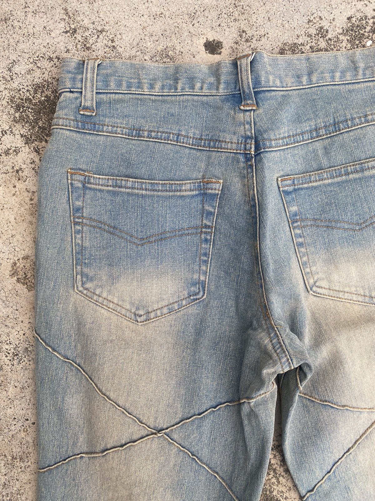 If Six Was Nine × Japanese Brand × Uniqlo Flare Jeans Uniqlo Hagi Mud Clawmark Bootcut Size US 28 / EU 44 - 20 Thumbnail