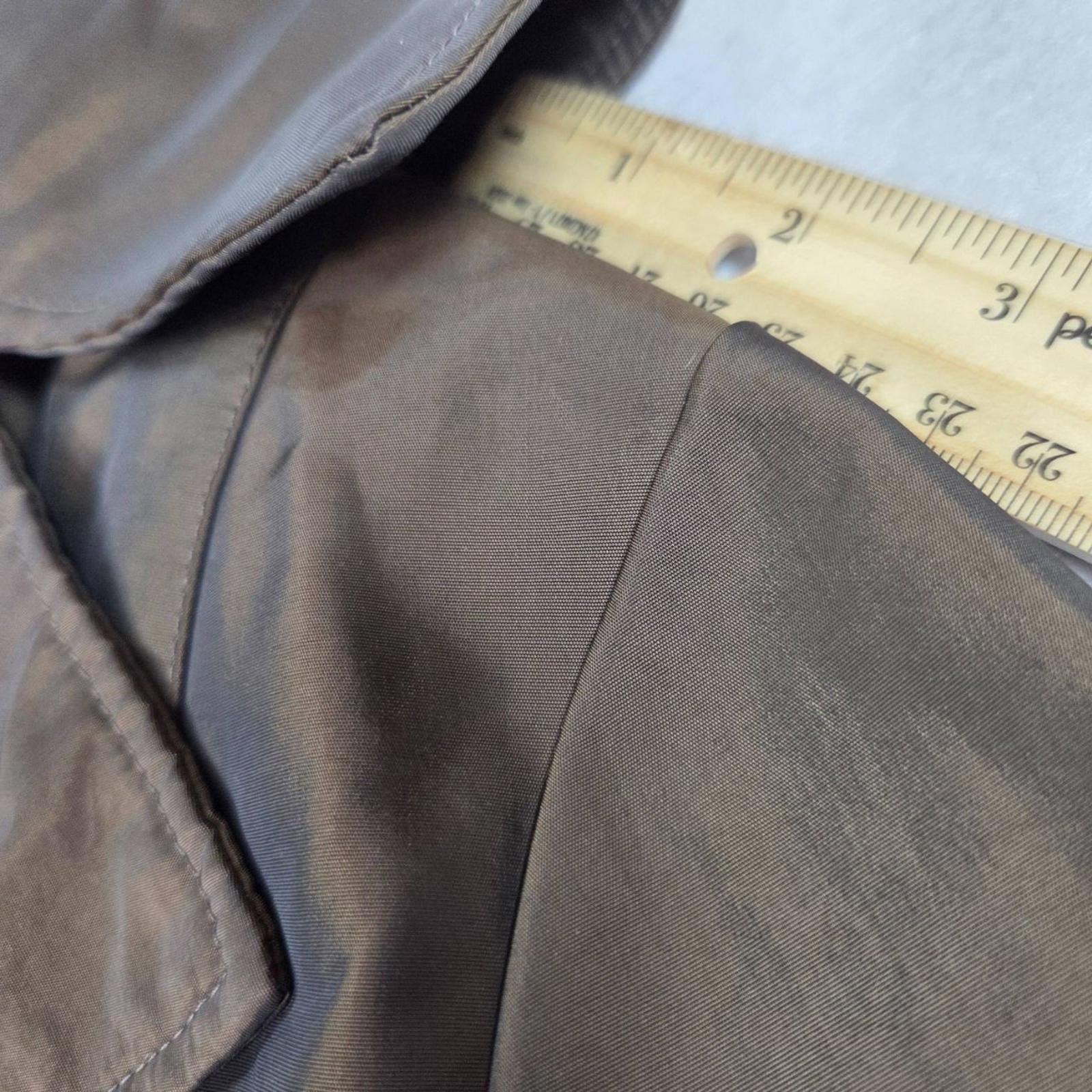 Other Dennis By Dennis Basso Coat Small Brown Button Up Overcoat Size S / US 4 / IT 40 - 9 Thumbnail
