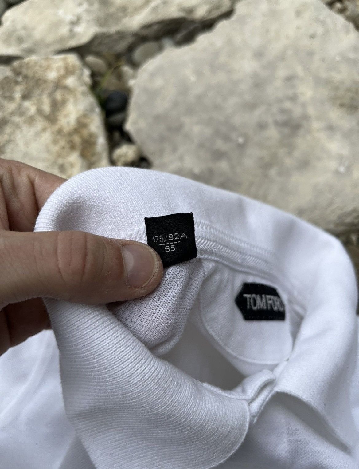 Tom Ford Tom Ford basic classic small logo thin polo t-shirt tee Size US M / EU 48-50 / 2 - 18 Thumbnail