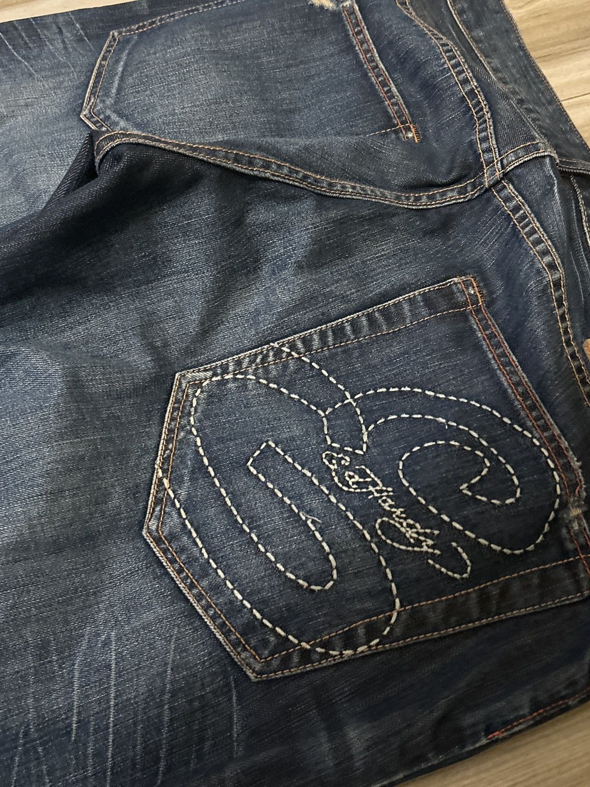 Ed Hardy Ed Hardy Jaguar Designed Denim Wide leg jeans Size US 40 / EU 56 - 7 Thumbnail