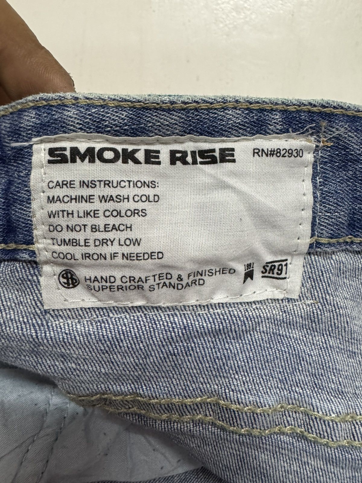 Vintage Smoke rise denim Size US 35 - 8 Thumbnail
