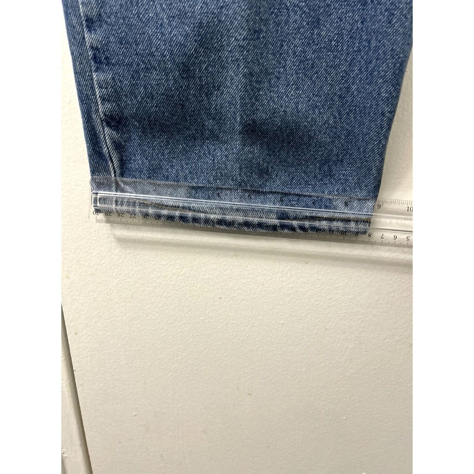 Vintage LL Bean Jeans Mens Size 40x29 Blue Straight Leg Comfort Waist 250265 Denim 5-Pocket Regular Fit Shirt Pants Clothes Size US 40 / EU 56 - 5 Thumbnail