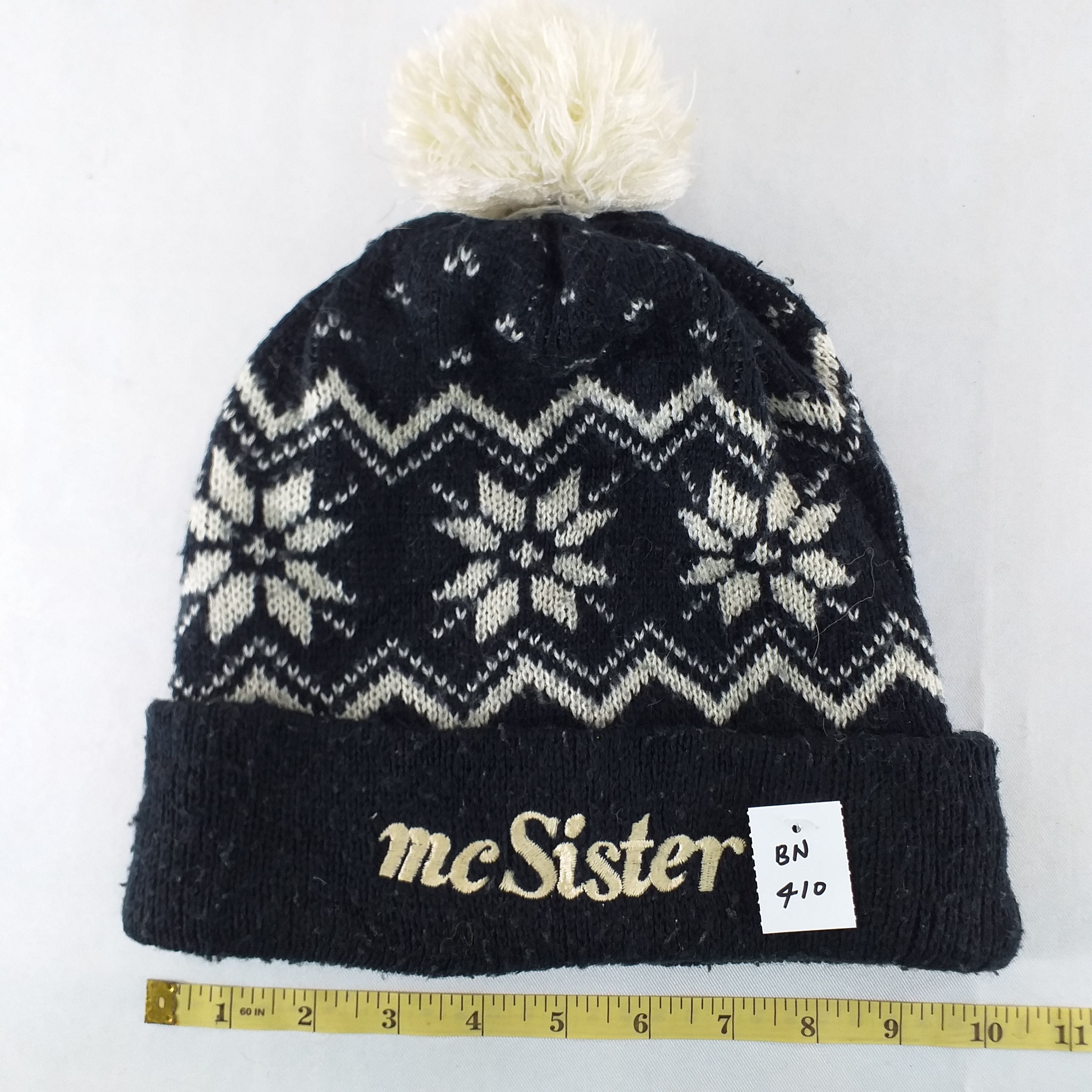 Japanese Brand Geometrical Design Snow Cap Hat Beanie -BN410 Size ONE SIZE - 4 Thumbnail
