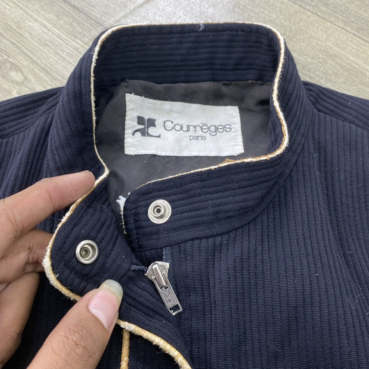 Courreges Vintage Courreges Paris Bomber Work Jacket Luxury Size US M / EU 48-50 / 2 - 9 Thumbnail
