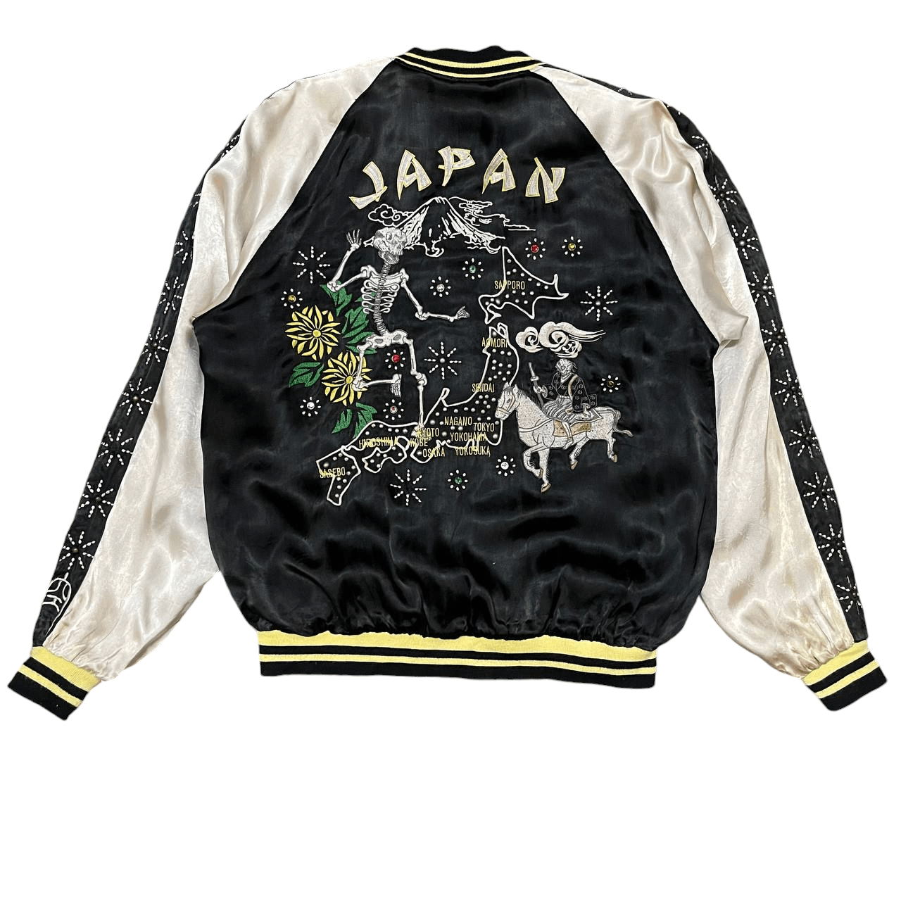 Tailor Toyo Vintage Sukajan Souvenir Jacket Skeletons Embroidery Size US M / EU 48-50 / 2 - 8 Thumbnail
