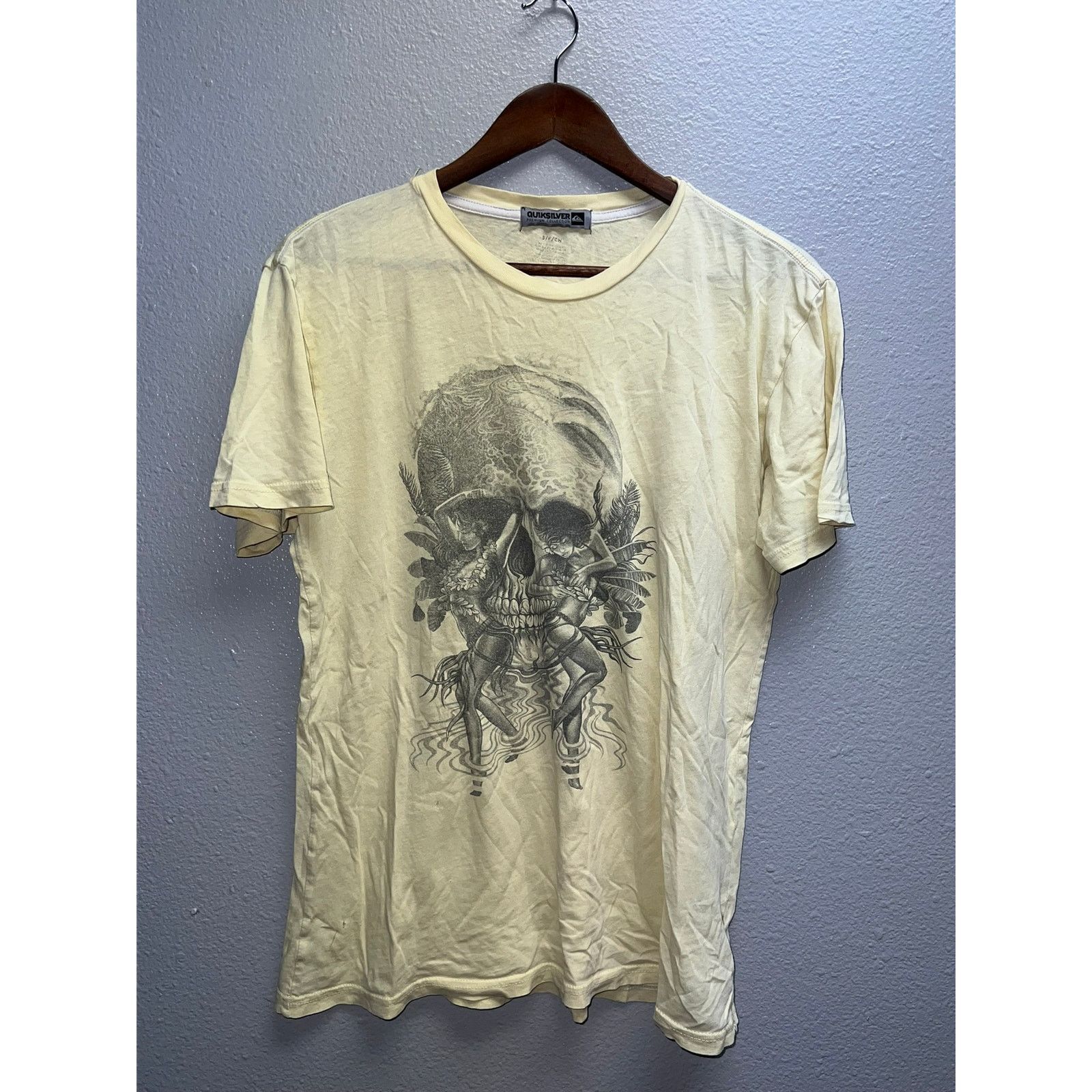 Quiksilver Y2K Quiksilver Skull Shirt Hawaiian Babe Premium Collection Size US S / EU 44-46 / 1 - 1 Thumbnail