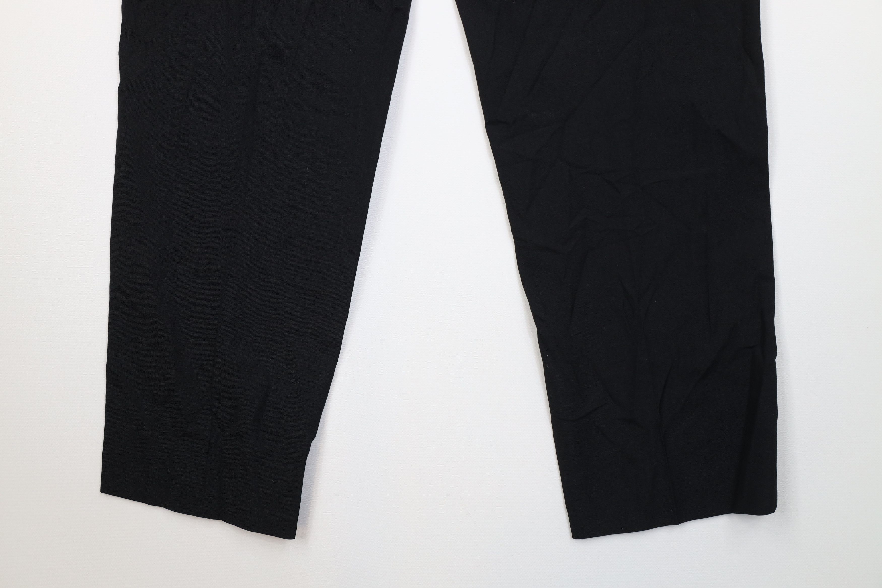 Vintage Vintage 50s Streetwear Gabardine Knit Chino Pants Black USA Size US 34 / EU 50 - 11 Thumbnail