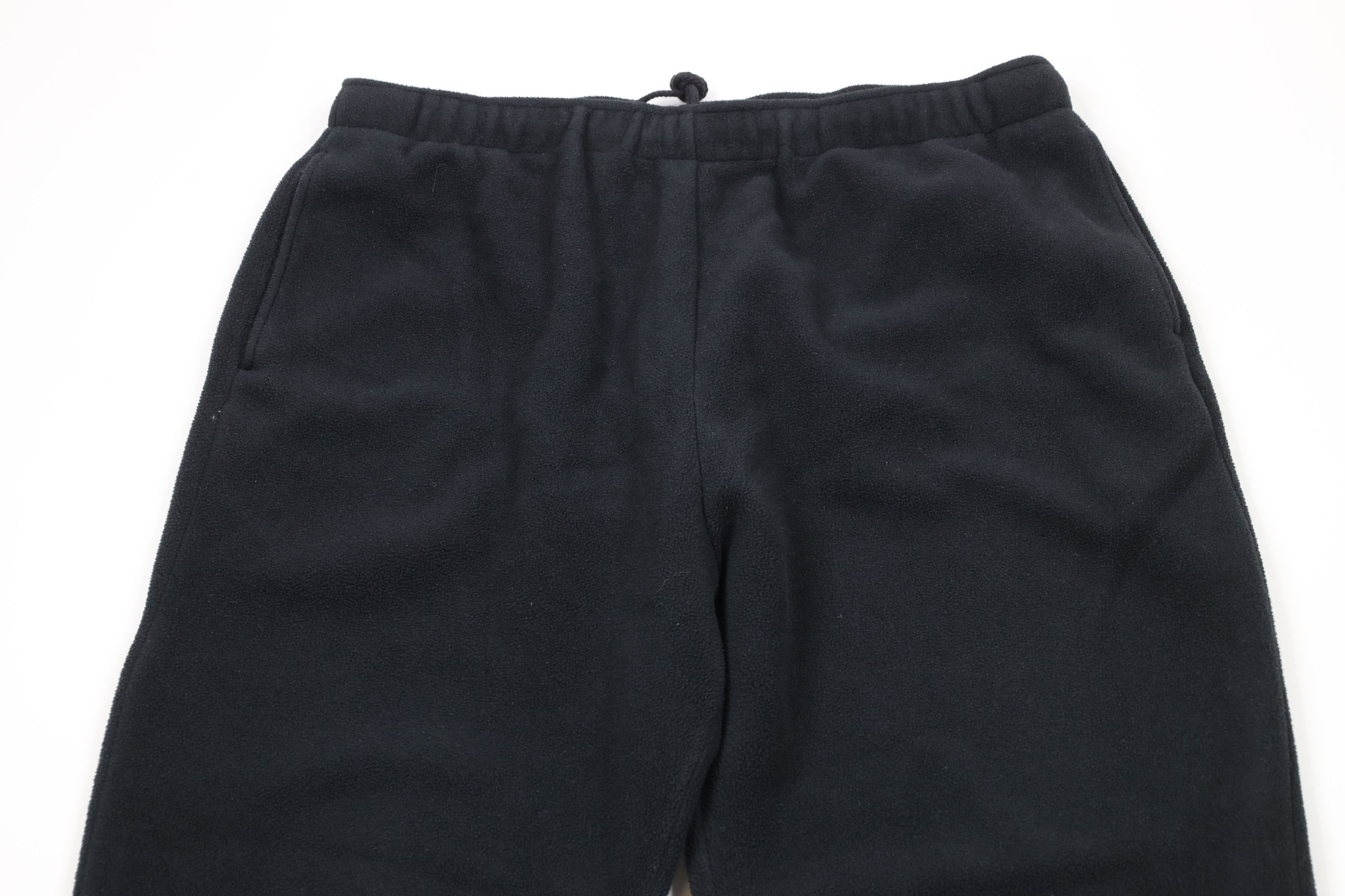 Cabelas × Vintage Vintage 90s Cabelas Fleece Wide Leg Sweatpants Black Size ONE SIZE - 2 Thumbnail