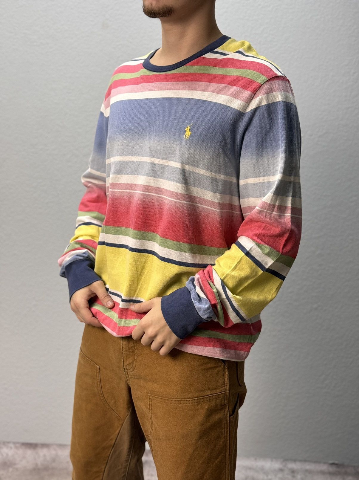 Polo Ralph Lauren × Ralph Lauren SALE💣💣 Polo Ralph Lauren Cable Knit wool blue sweater Size US L / EU 52-54 / 3 - 1 Thumbnail
