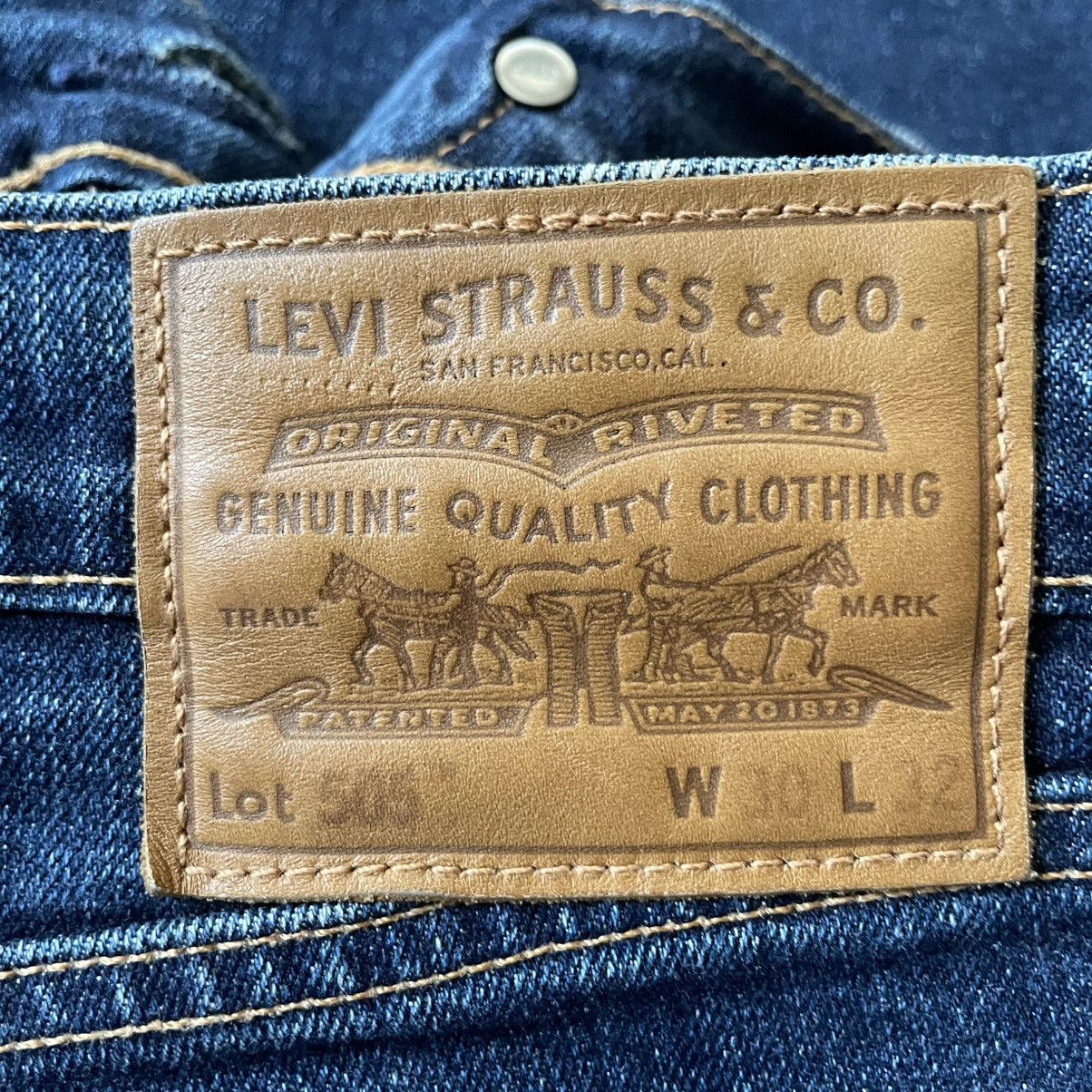 Levi's 🔥Vintage Levis 505 Big E Stoned Washed Denim Jeans Size US 32 / EU 48 - 12 Thumbnail