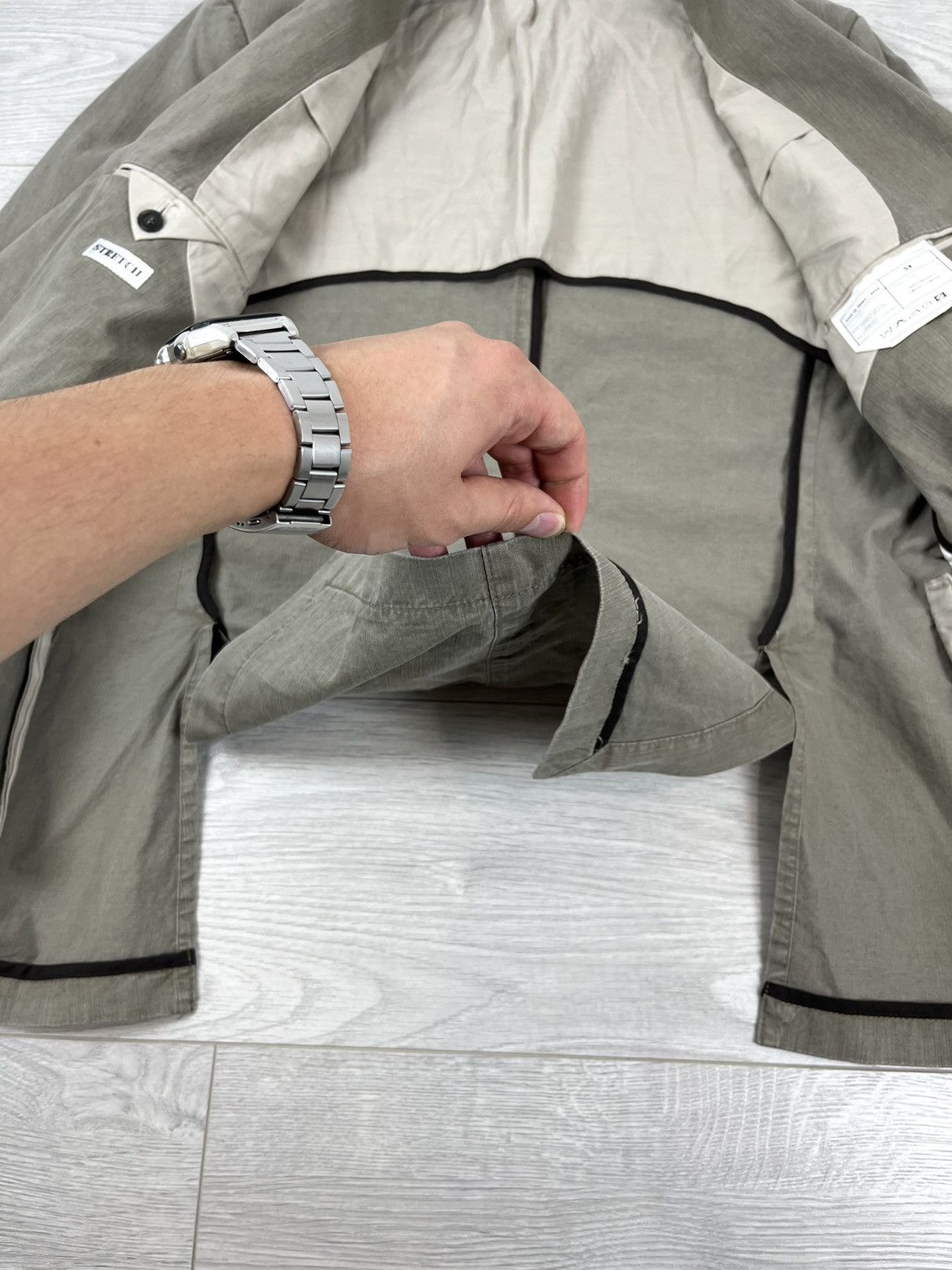 Balmain Balmain Vintage 00s Cotton Grey Blazer Jacket Size US L / EU 52-54 / 3 - 10 Thumbnail