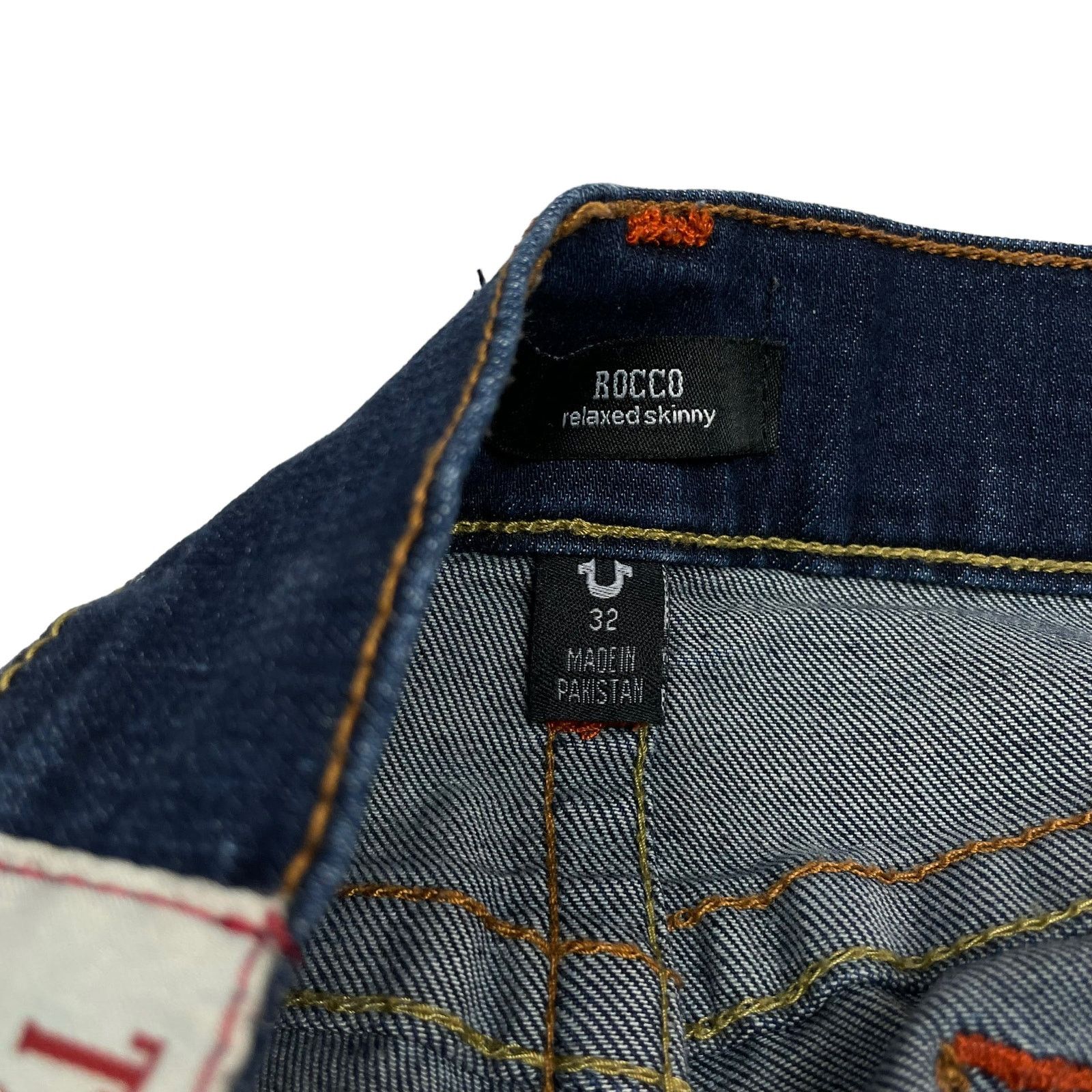 True Religion True Religion Rocco Men's Blue Denim Relaxed Skinny Jeans 32 Size US 32 / EU 48 - 11 Thumbnail