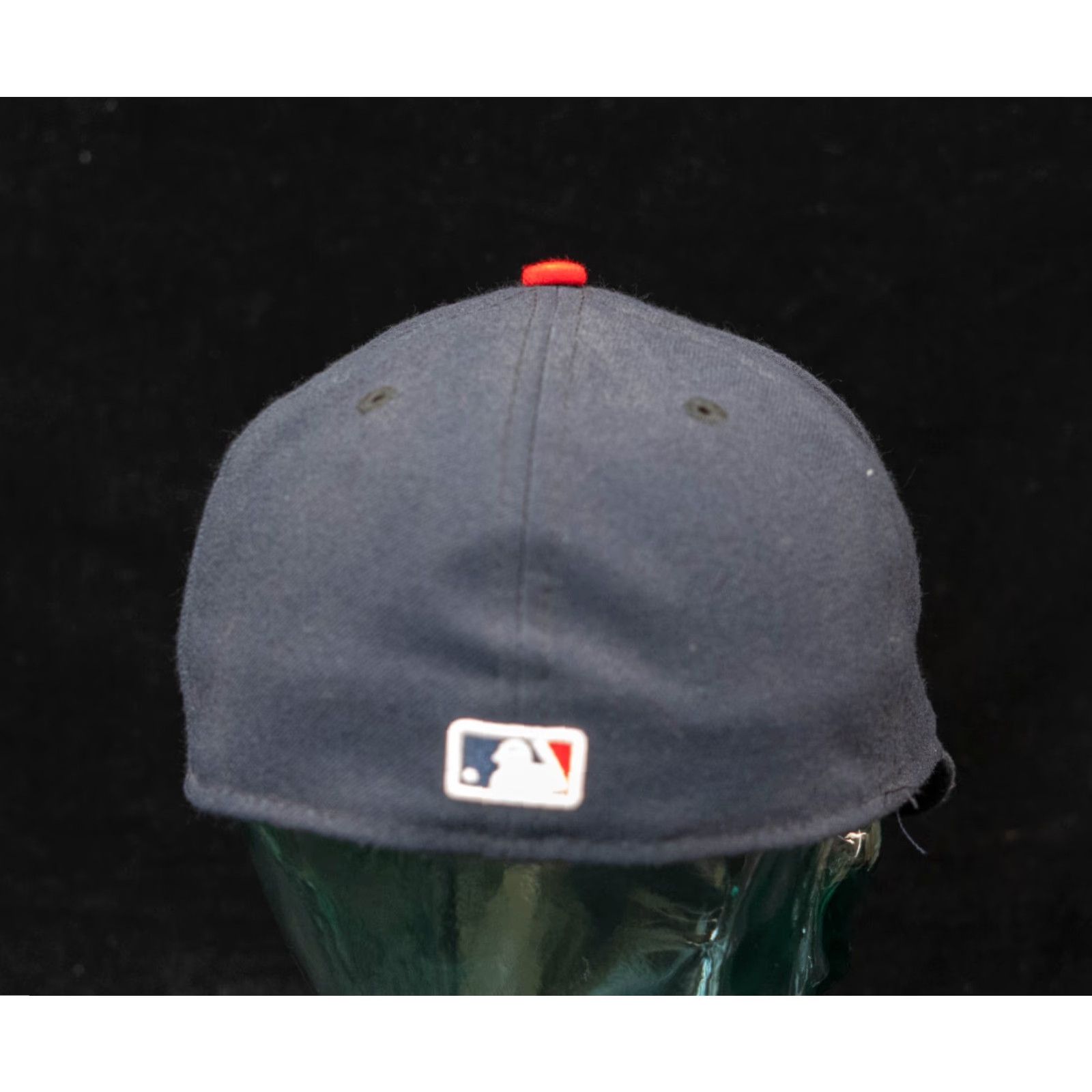 New Era VINTAGE New Era St. Louis Cardinals MLB Fitted Hat Cap 7 1/4 Twill Made in USA Blue Baseball Cap Mens Size ONE SIZE - 3 Thumbnail