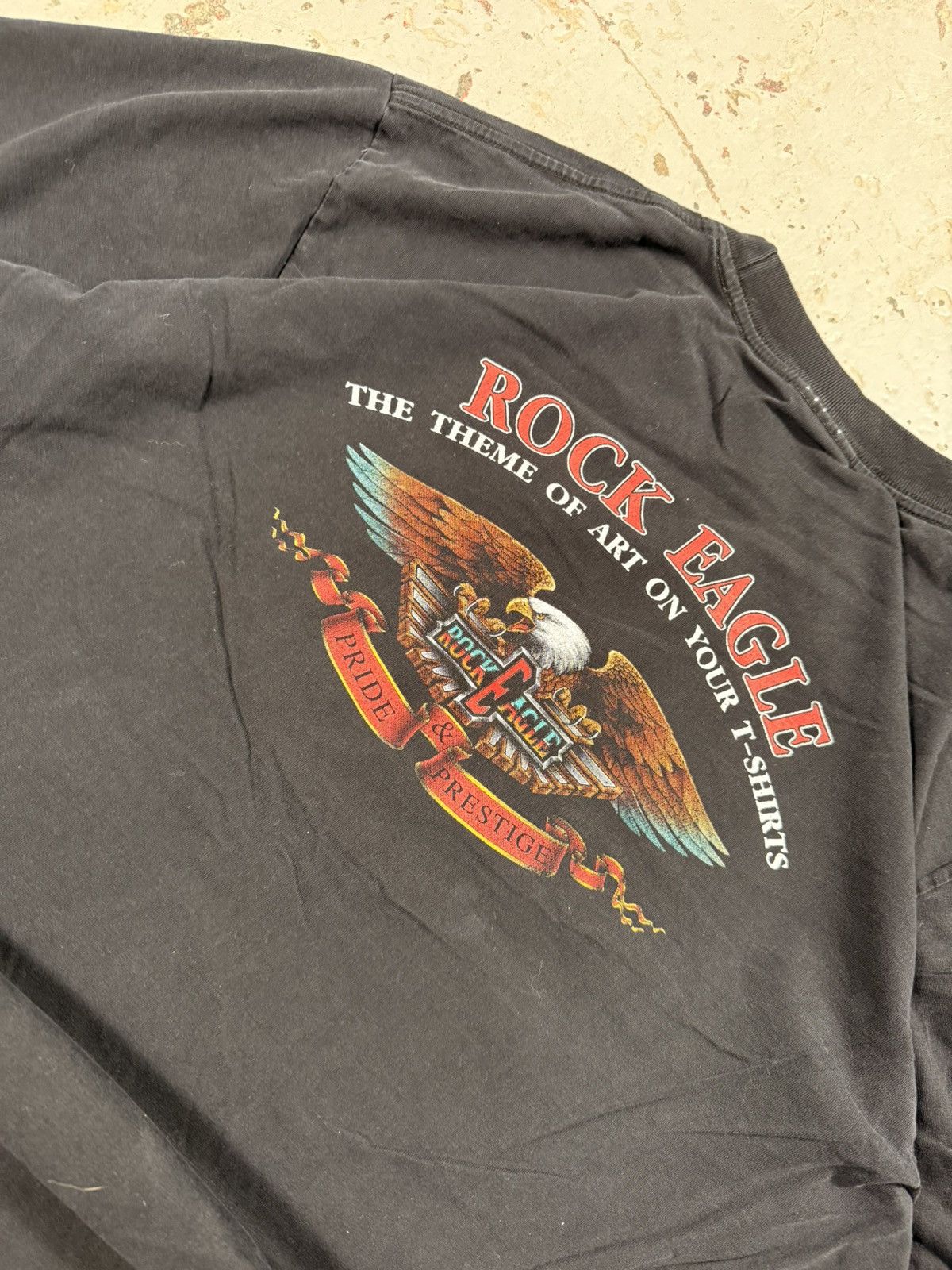Vintage Vintage Rock Eagle Bike week Tee Size US XL / EU 56 / 4 - 5 Thumbnail