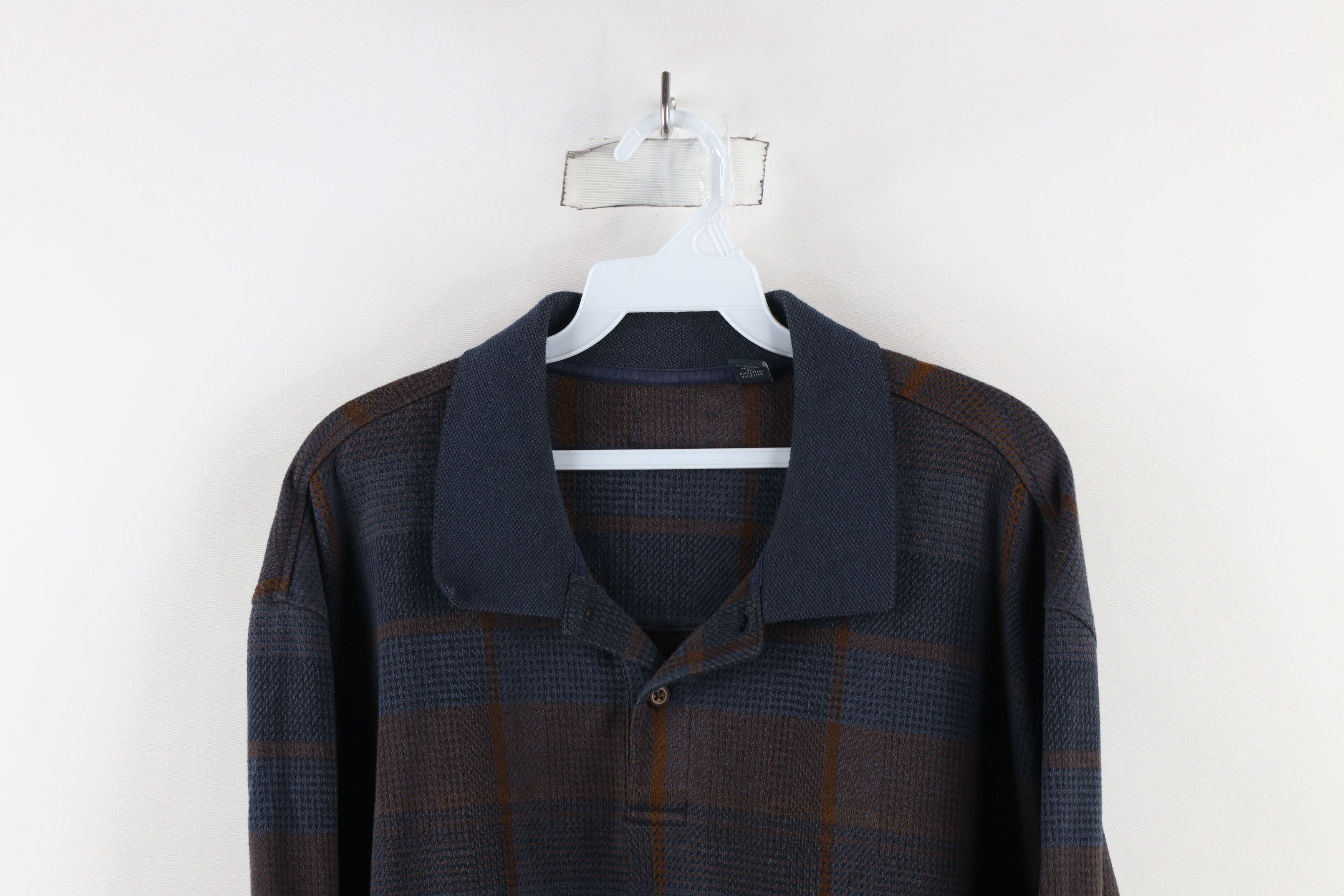 Vintage Vintage 90s Streetwear Heavyweight Long Sleeve Rugby Shirt Size US XXL / EU 58 / 5 - 2 Thumbnail