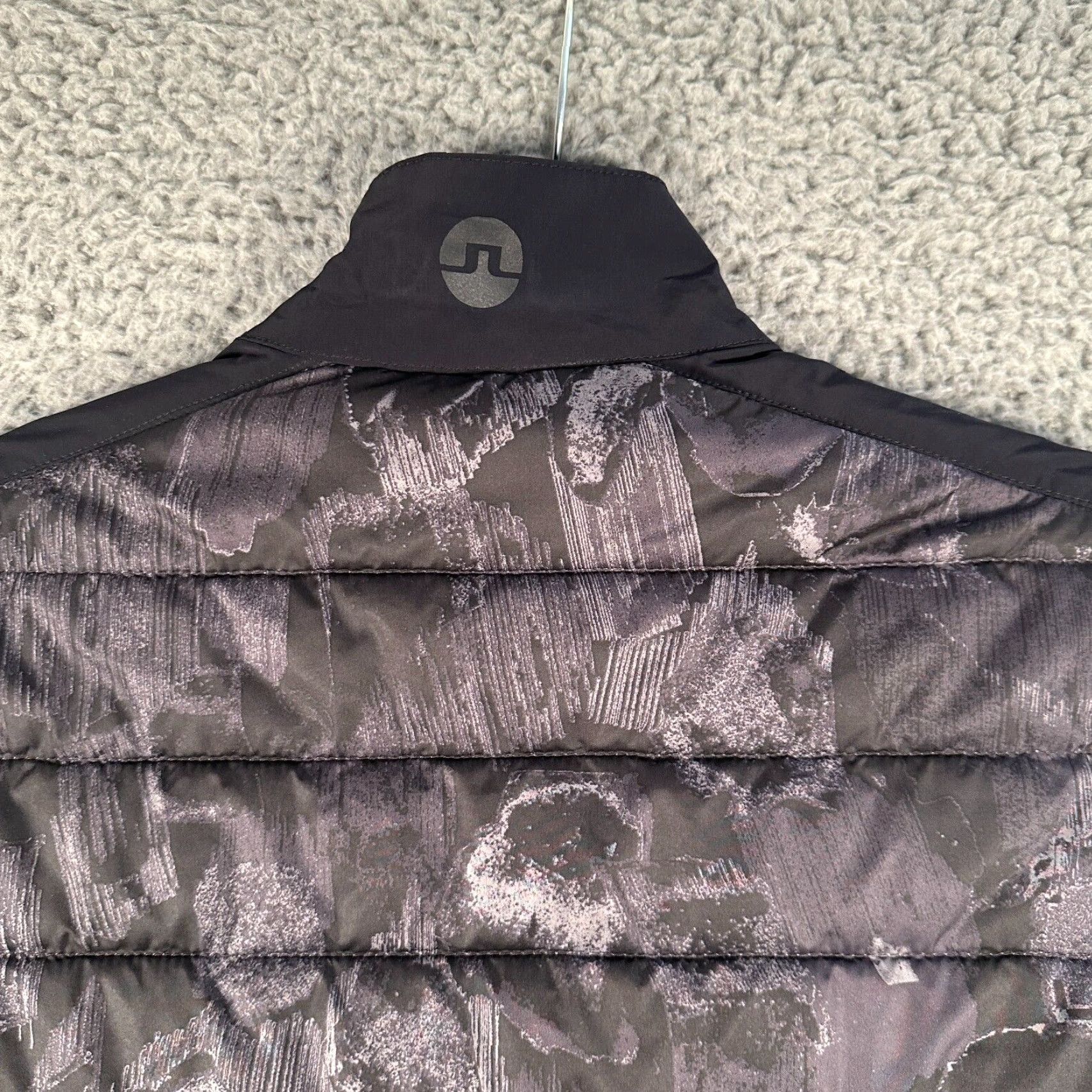 J.Lindeberg J.Lindeberg Jacket Mens Medium Black Gray Quilted Primaloft Season Hybrid Size US M / EU 48-50 / 2 - 7 Thumbnail