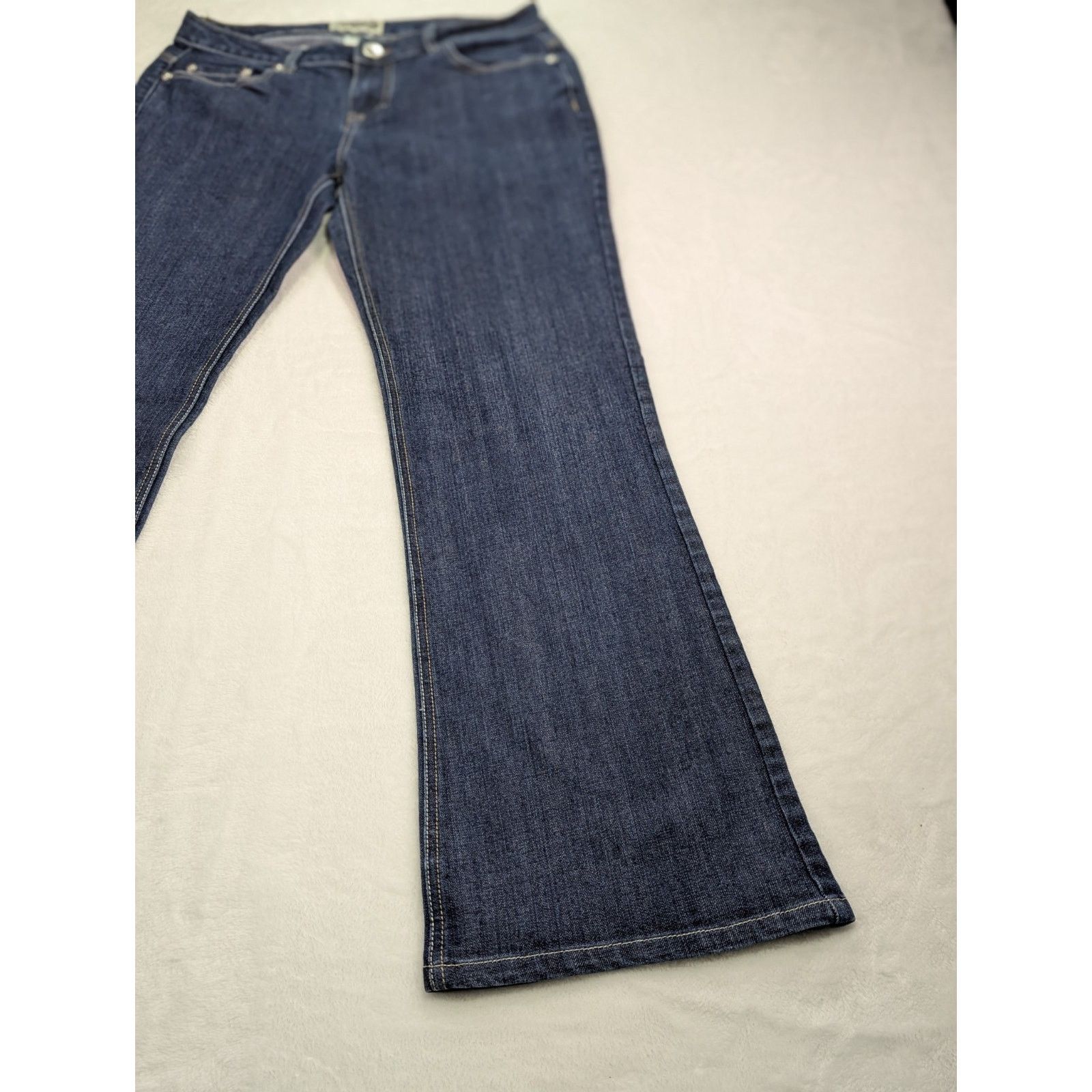 Route 66 Vintage Route 66 Y2K Flared Leg Jeans Size 5/6 Mid-Rise Size 32" / US 10 / IT 46 - 4 Thumbnail