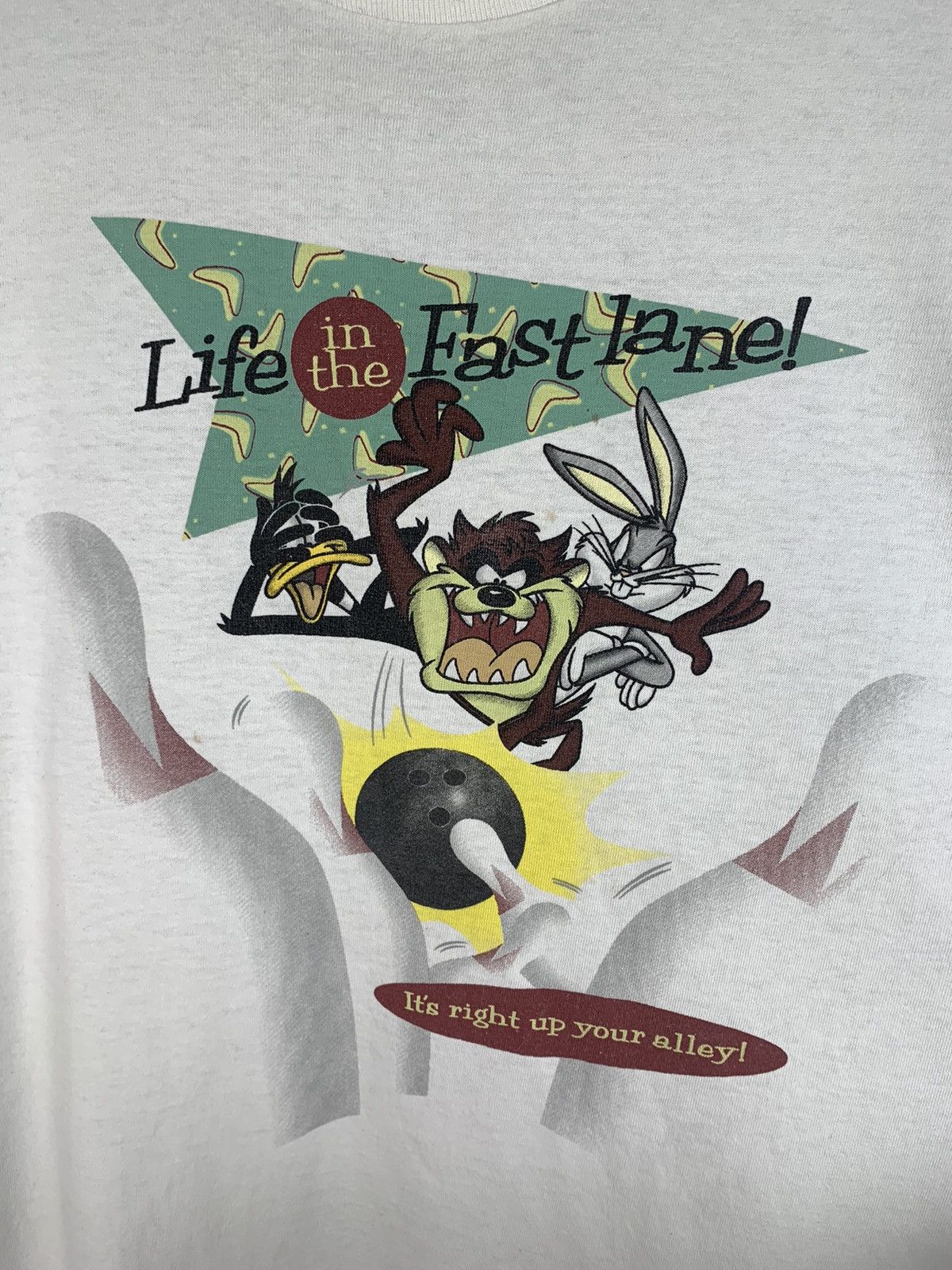 Warner Bros Vintage 1996 Warner Bros Single Stitch T-shirt Made in USA Size US XXL / EU 58 / 5 - 11 Thumbnail