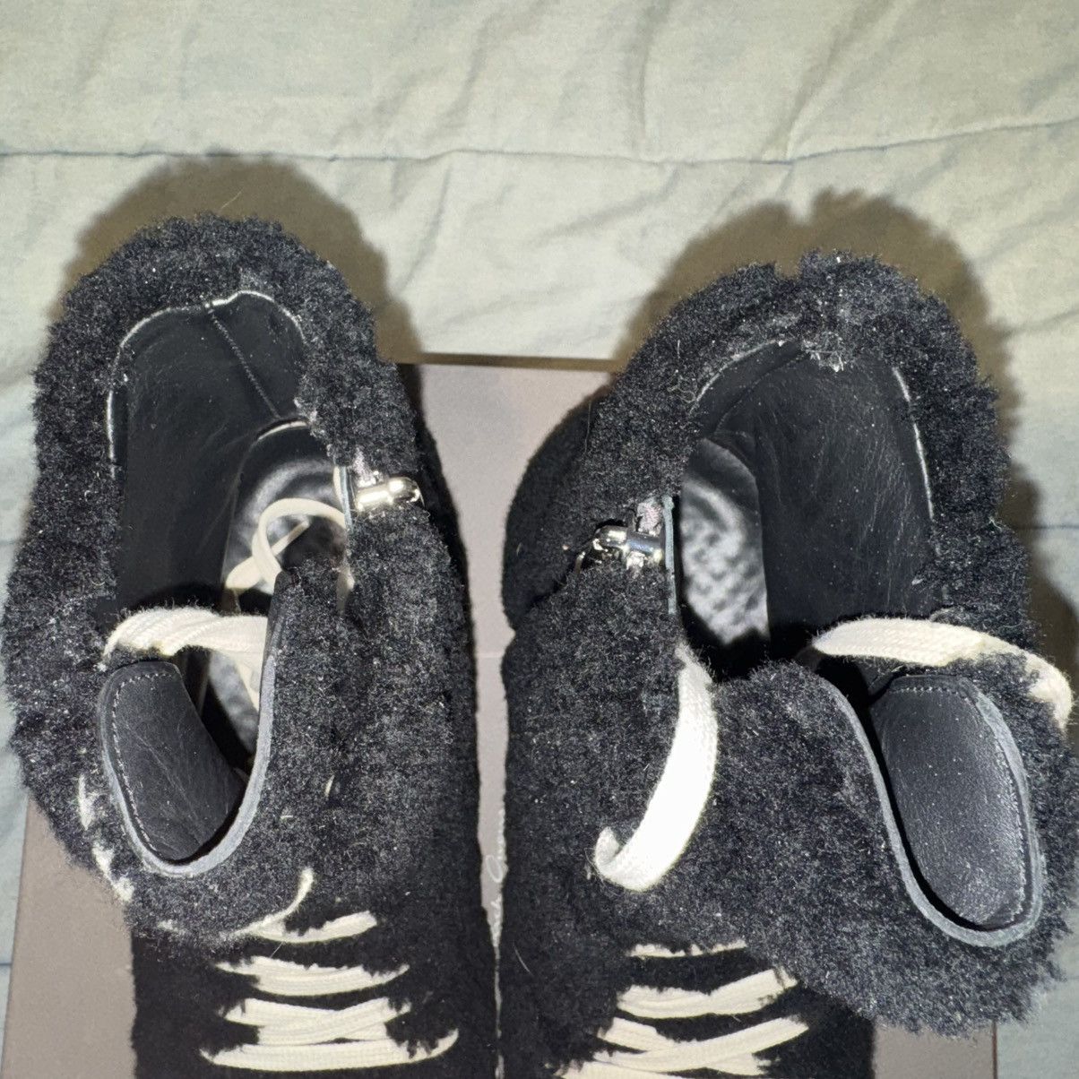 Rick Owens Rick Owens 2022 Shearling Ramones Size US 9 / EU 42 - 4 Thumbnail