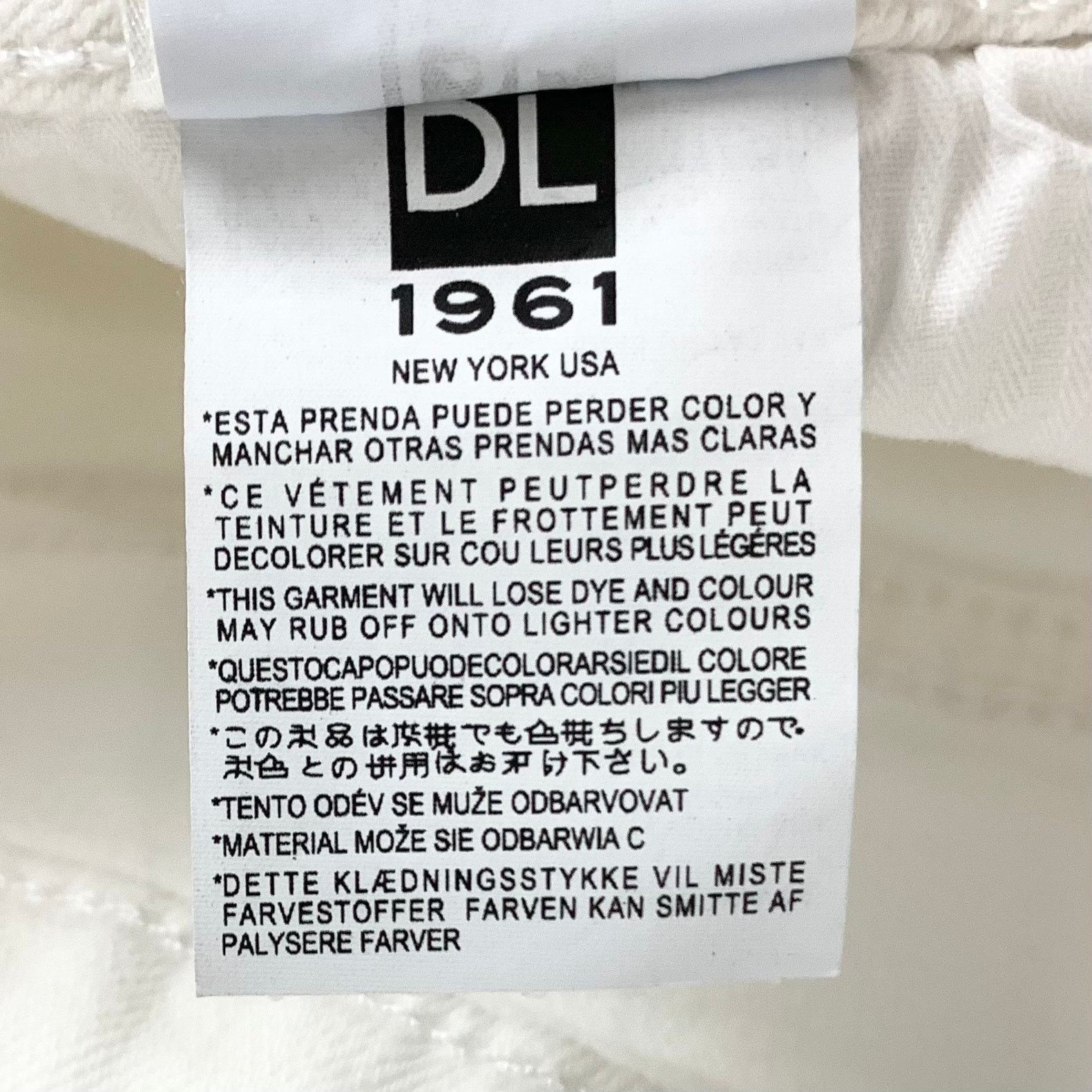 DL1961 DL1961 Patti High Rise Straight Jeans Donovan White Size 29 Size 29" - 16 Thumbnail