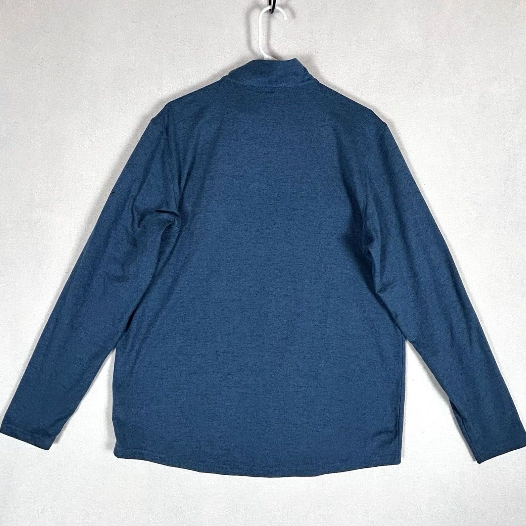 Puma Puma Mens Pullover Sweatshirt 1/4 Zip Long Sleeve Blue M Size Mock Neck Shirt Gym Run Size US M / EU 48-50 / 2 - 6 Thumbnail