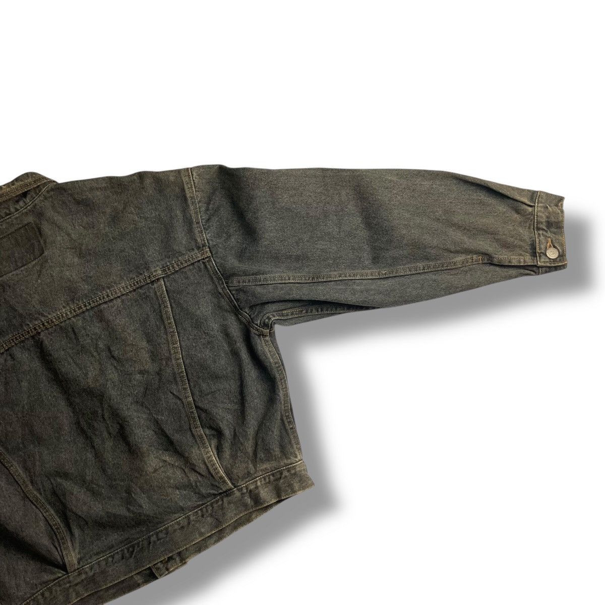 Hysteric Glamour 🇯🇵 VINTAGE GL HEART CROPPED WASHED DENIM JACKET Size US M / EU 48-50 / 2 - 7 Thumbnail