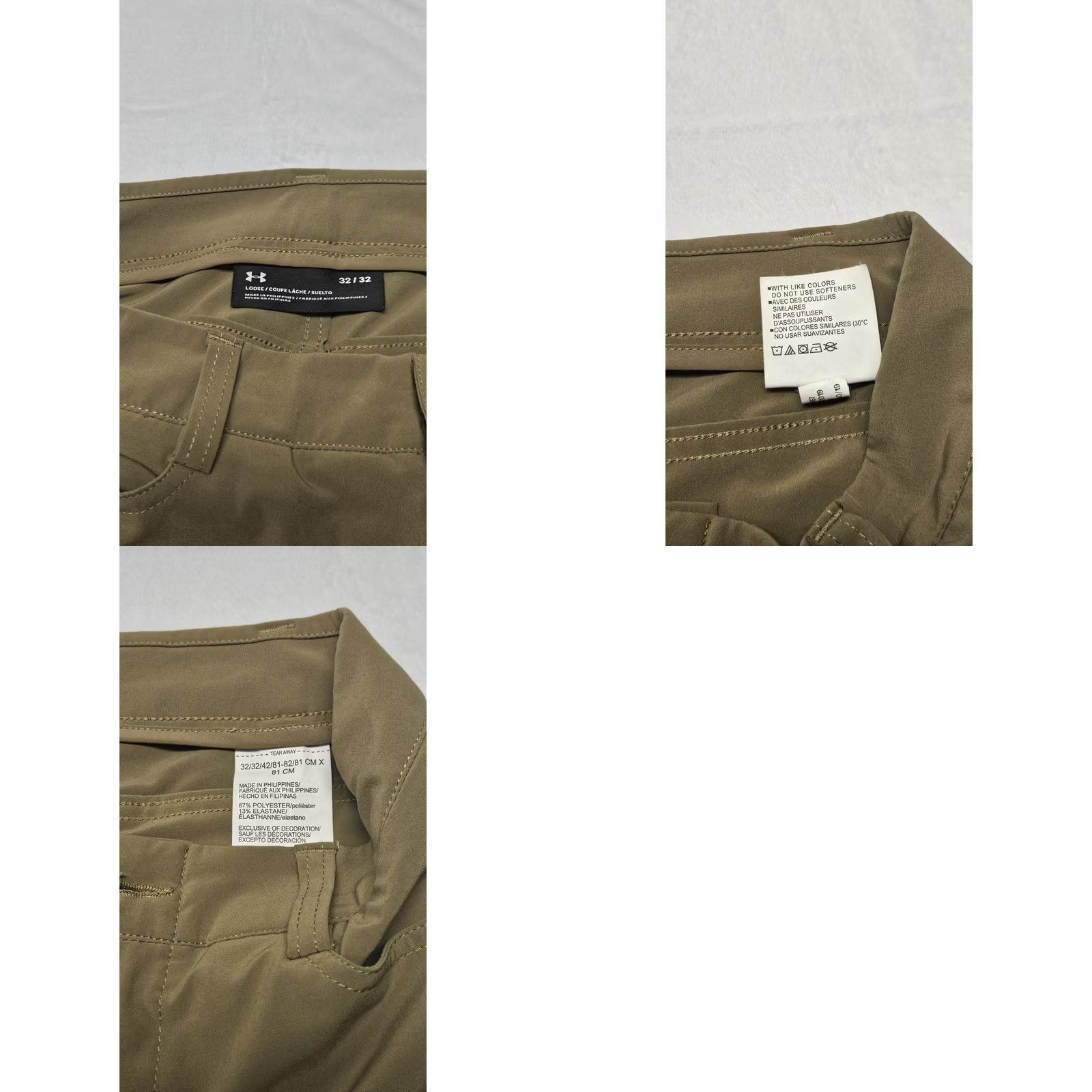 Under Armour Under Armour Men’s Tactical Performance Khaki Pants 32/32 Beige Solid Pants Mens 32/32 XS? Size US 32 / EU 48 - 8 Thumbnail