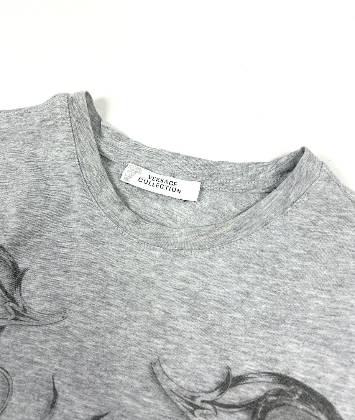 Versace Avant Grade Versace Collection Printed Graphic Tee gray y2k Size US S / EU 44-46 / 1 - 6 Thumbnail