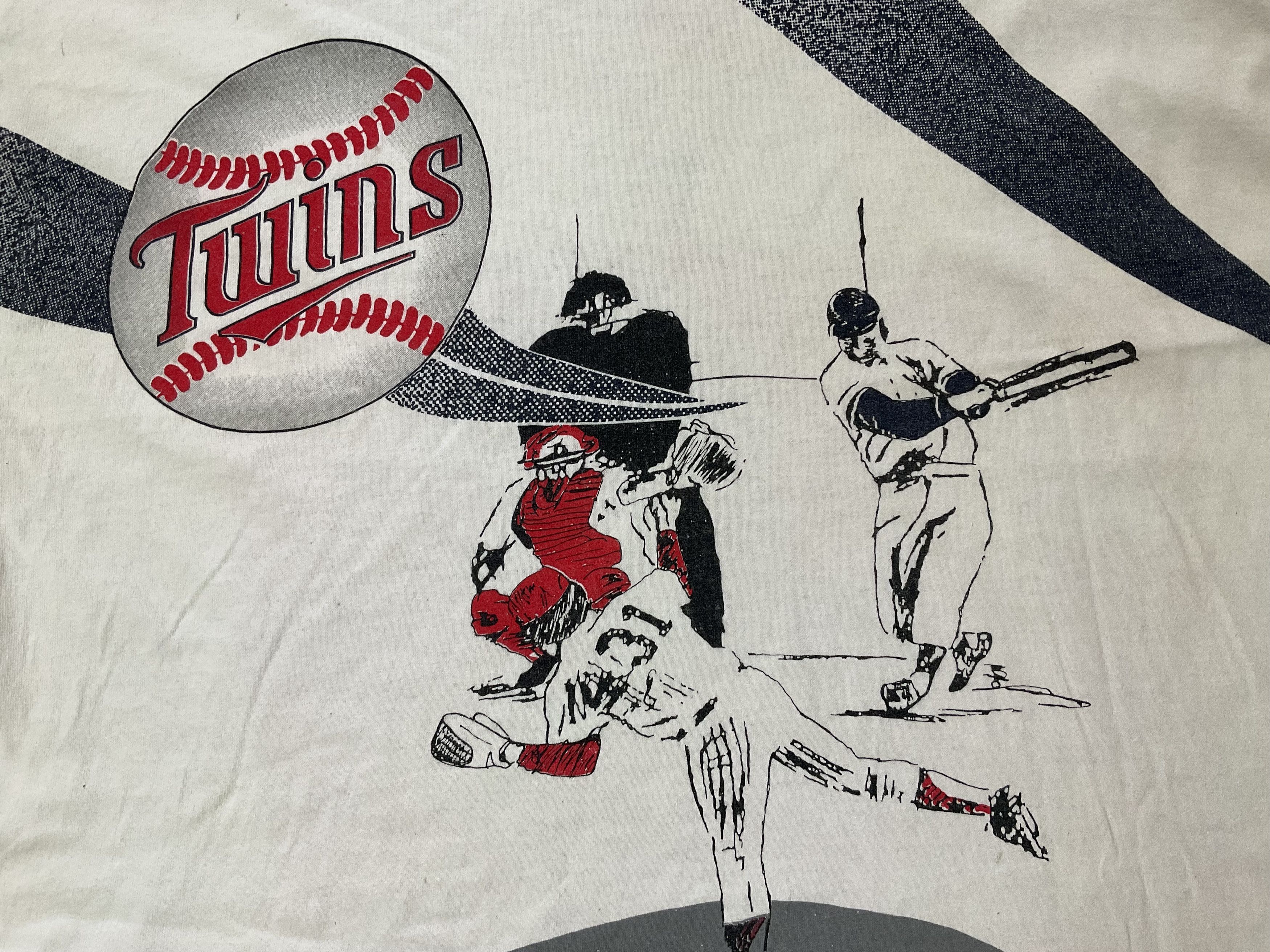 MLB Vintage 90s MLB Minnesota Twins All Over Print T-Shirt Size US XL / EU 56 / 4 - 3 Thumbnail