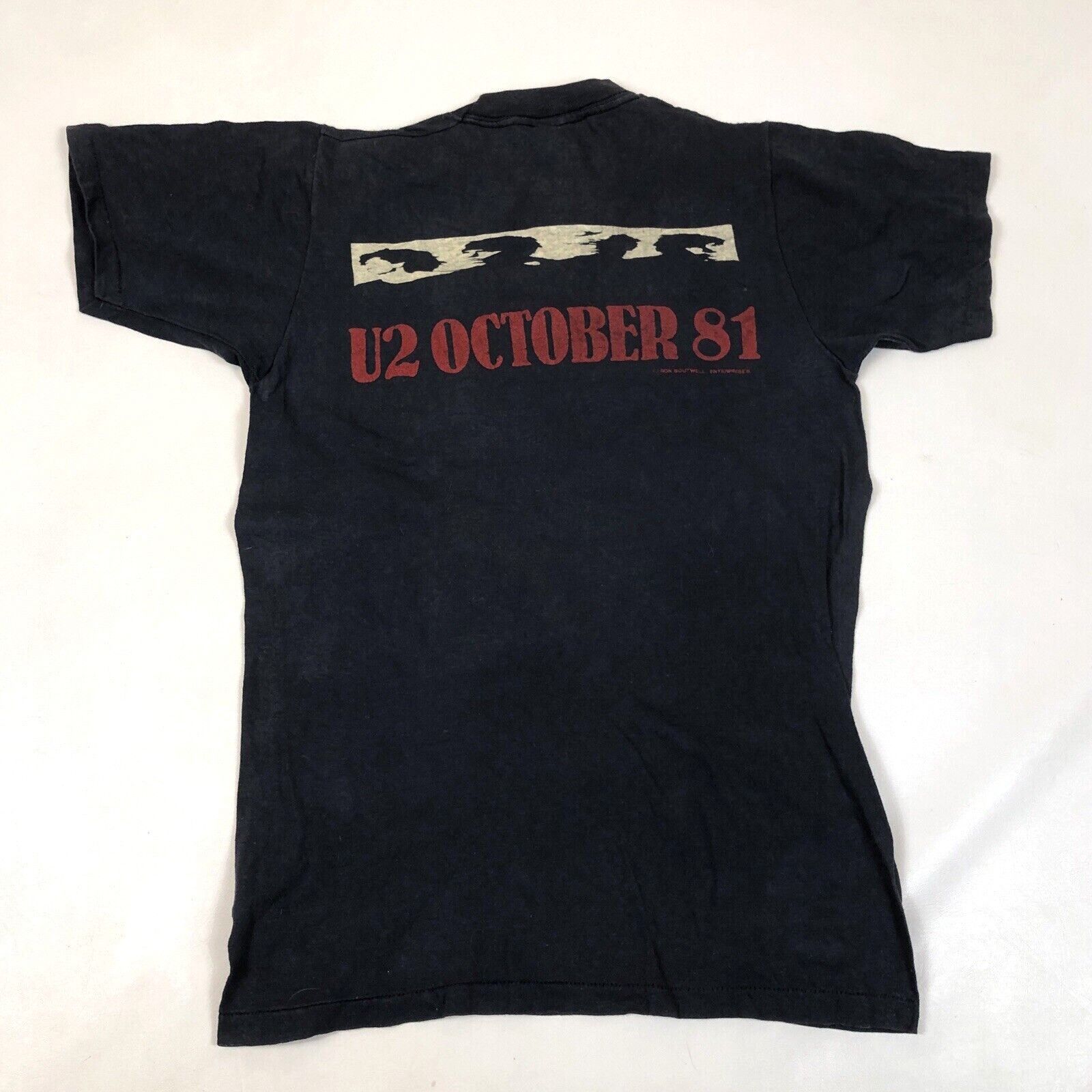 Band Tees Vintage 80s U2 October 81 Double Sided Band T Shirt Small Size US S / EU 44-46 / 1 - 1 Thumbnail