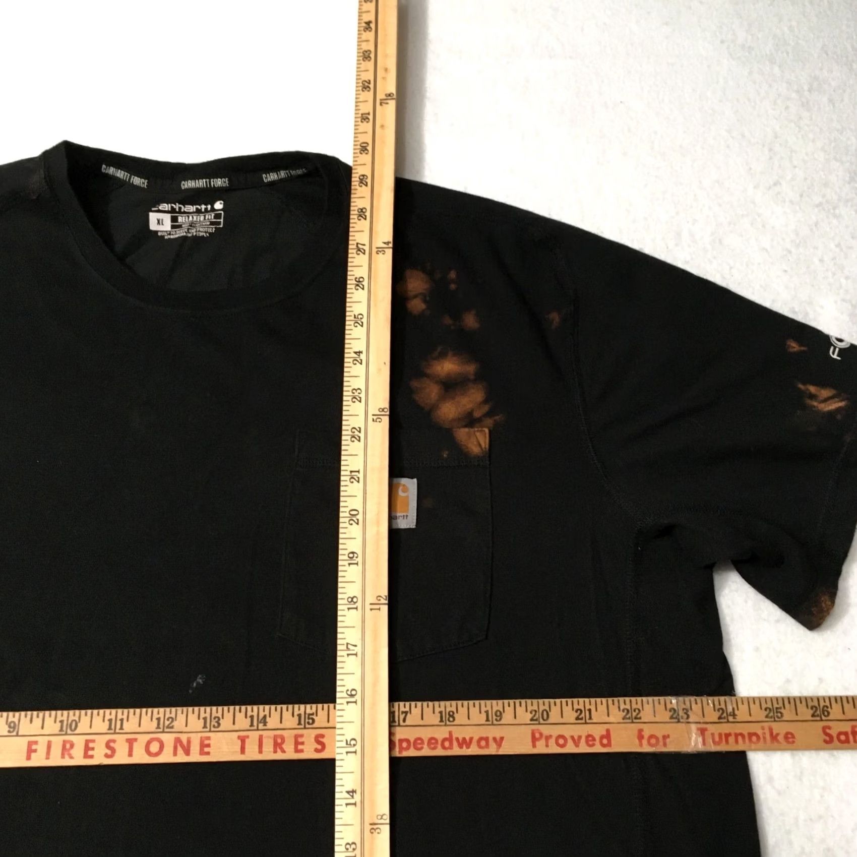 Carhartt Carhartt T-Shirt XL Black Force® Relaxed Fit Short-Sleeve Pocket distressed Size US XL / EU 56 / 4 - 5 Thumbnail