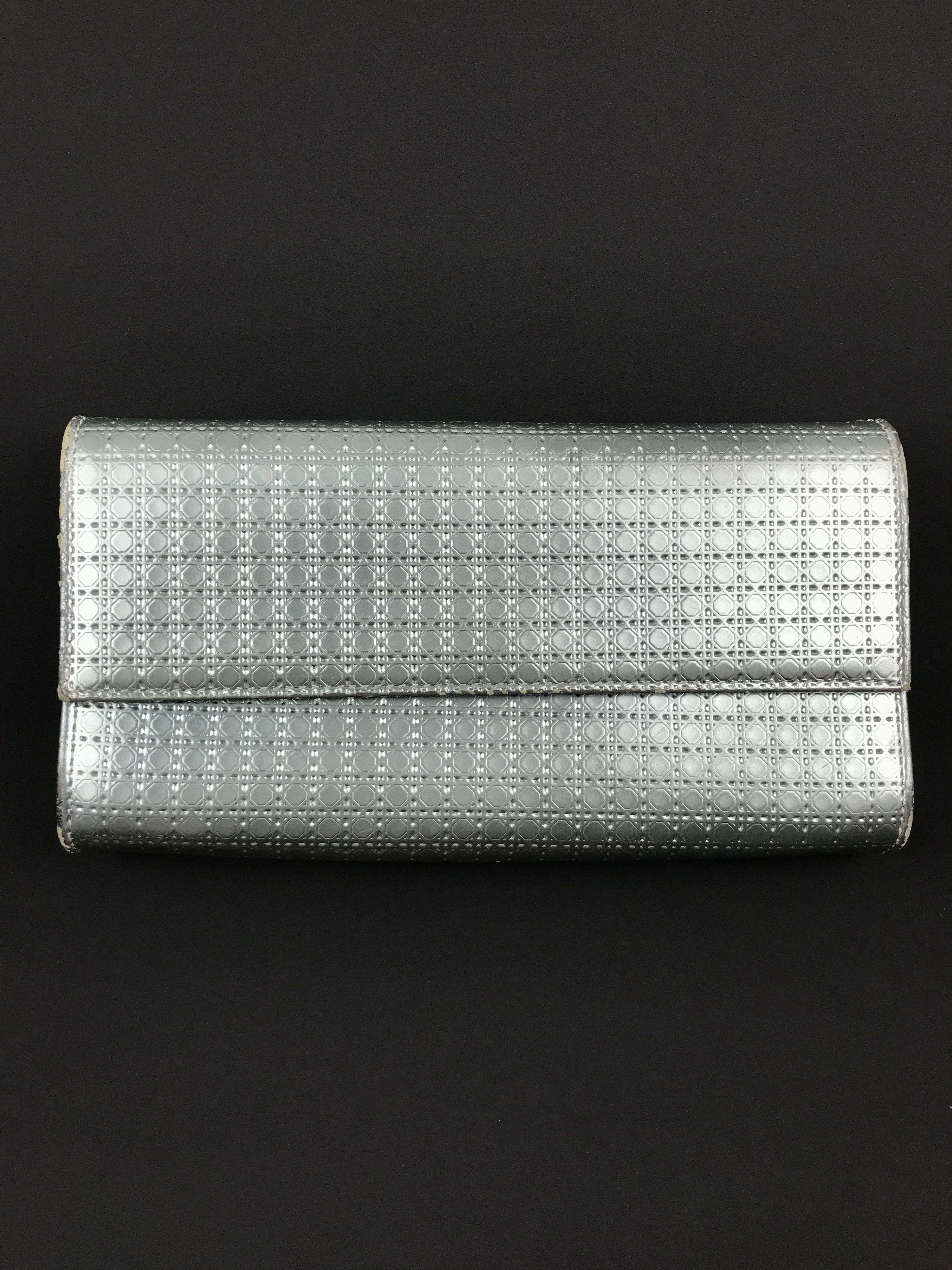 Christian Dior Monsieur Christian Dior Micro-Cannage Clutch Bag Without Chain Size ONE SIZE - 1 Thumbnail