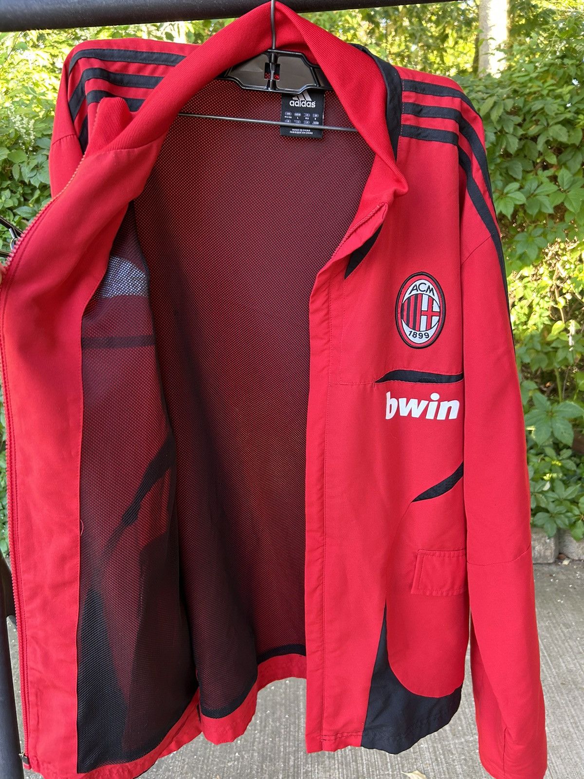 Adidas Vintage Adidas AC Milan Track Jacket Rare 00s Size US L / EU 52-54 / 3 - 9 Thumbnail