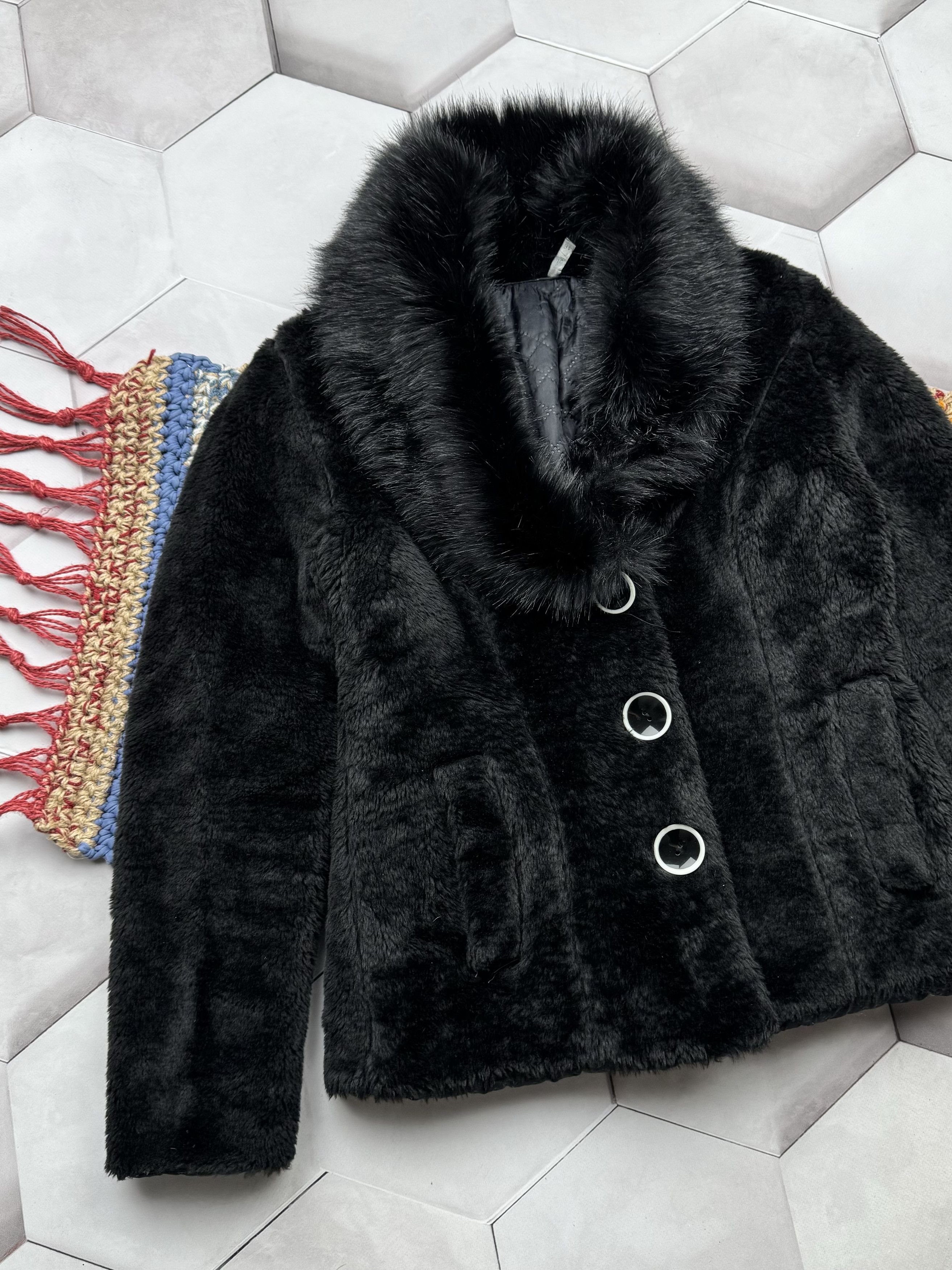 Japanese Brand Vintage Faux Fur Coat (E4) Size S / US 4 / IT 40 - 2 Thumbnail