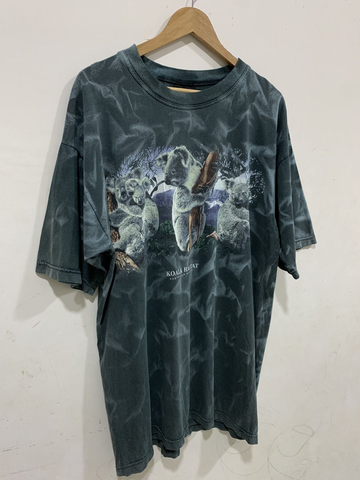 Man Made In Australia Vintage Koala Habitat Australian Wildlife Overdyed Size US XL / EU 56 / 4 - 5 Thumbnail