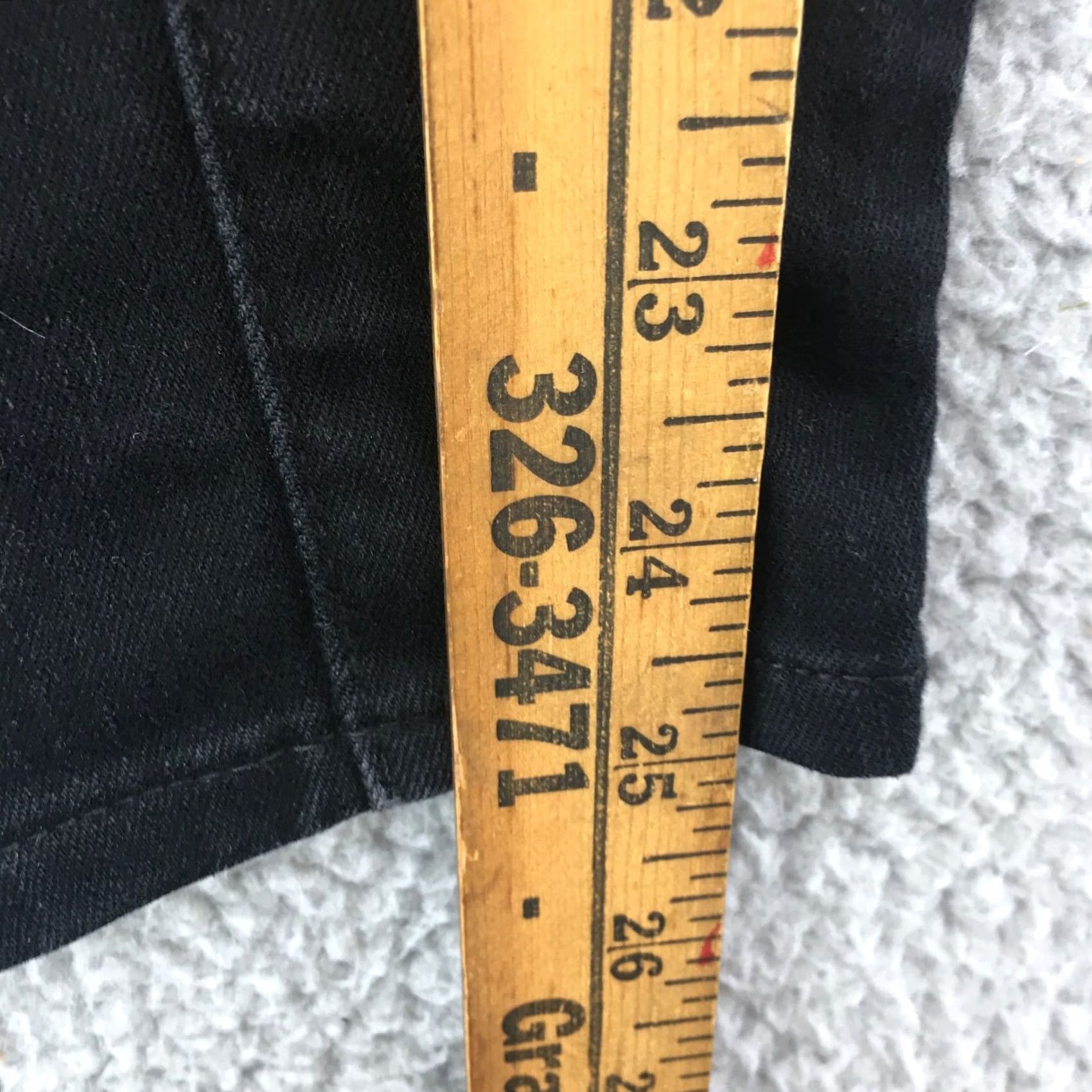Vintage The Skinny Ankle Jeans Jeggings Black Studded Womens Mid Rise Button Zip Fly 4 Size 27" / US 4 / IT 40 - 7 Thumbnail