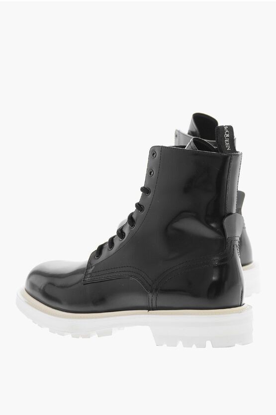 Alexander McQueen o1y1024 Ankle Boots In Black Size US 9 / EU 42 - 4 Thumbnail