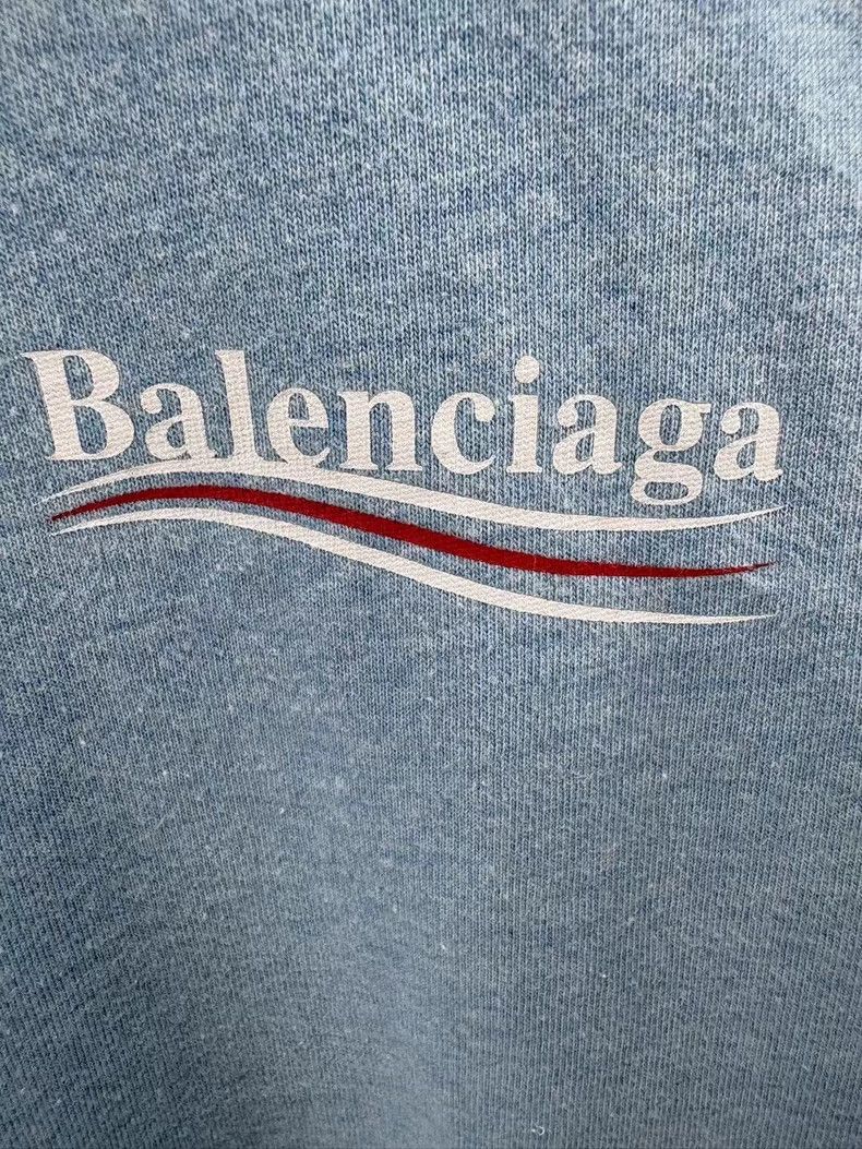 Balenciaga Balenciaga Haze blue cola printed short sleeve 2503-Nextarr Size US S / EU 44-46 / 1 - 3 Thumbnail
