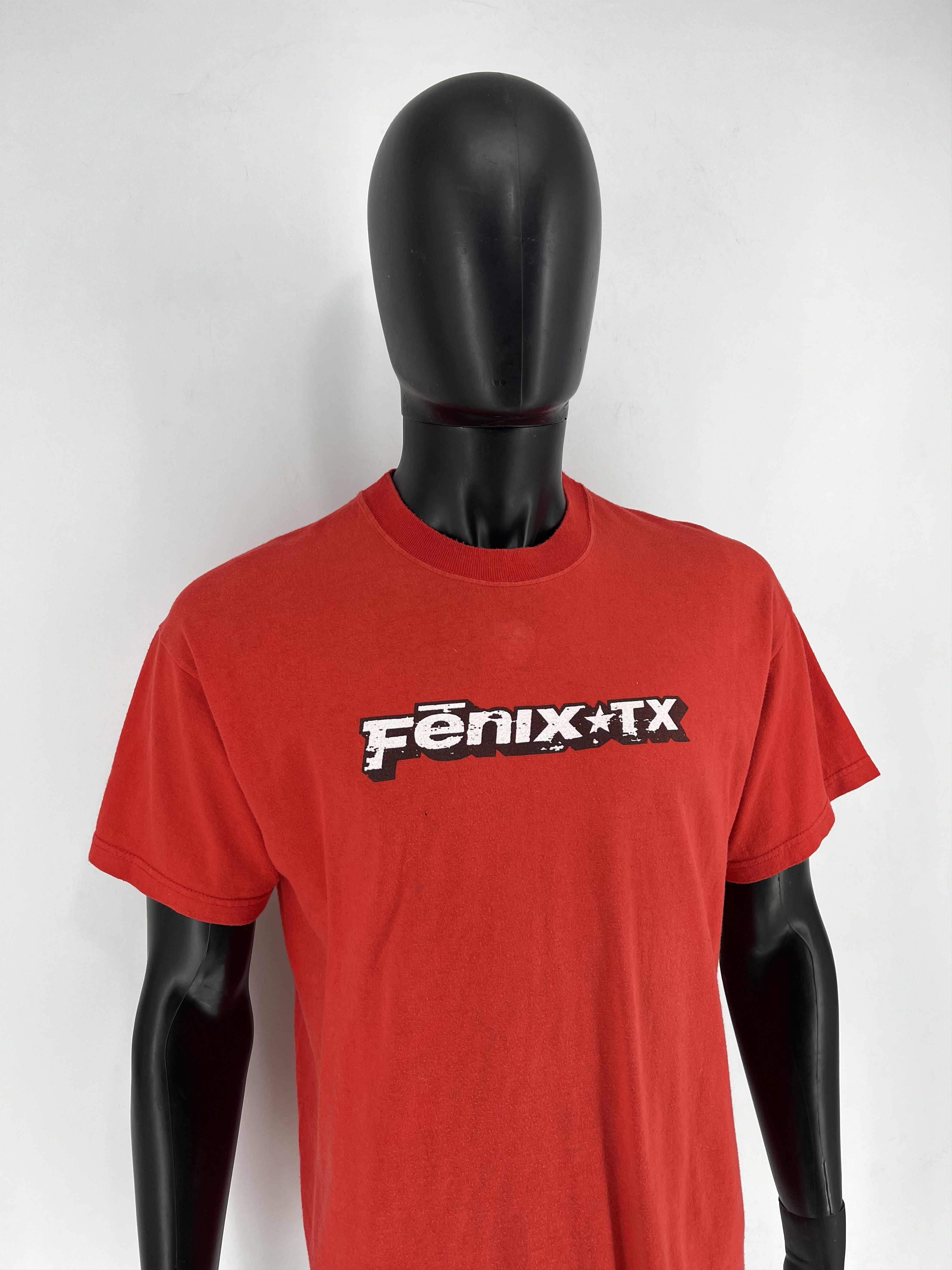 Vintage Vintage Y2K Red Fenix TX Punk Pop Band Skater Tee Screen L Size US L / EU 52-54 / 3 - 3 Thumbnail