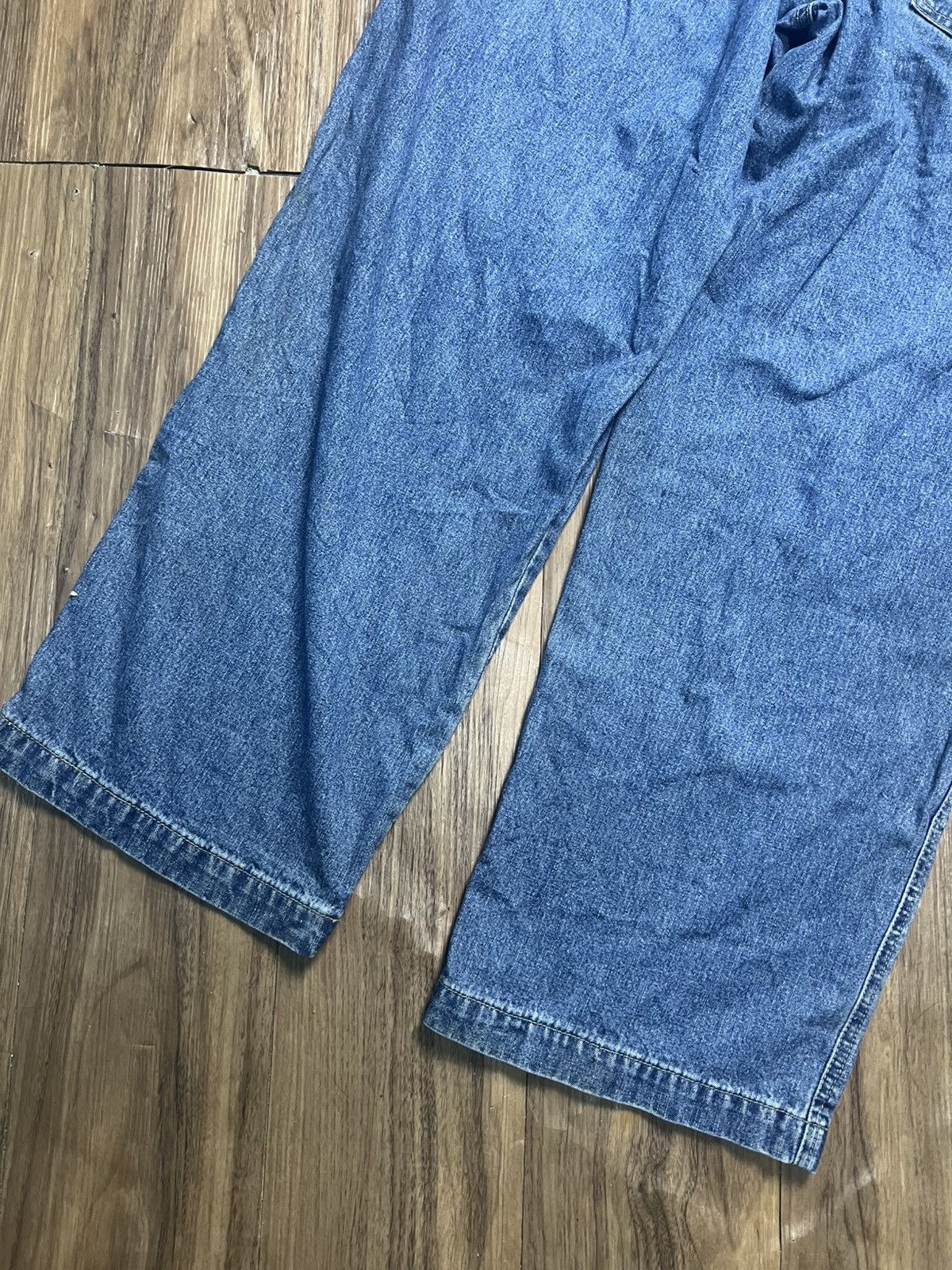 St. Johns Bay Vintage St. John's Bay (SJB) Denim Overalls - (42) Size US 37 - 12 Thumbnail